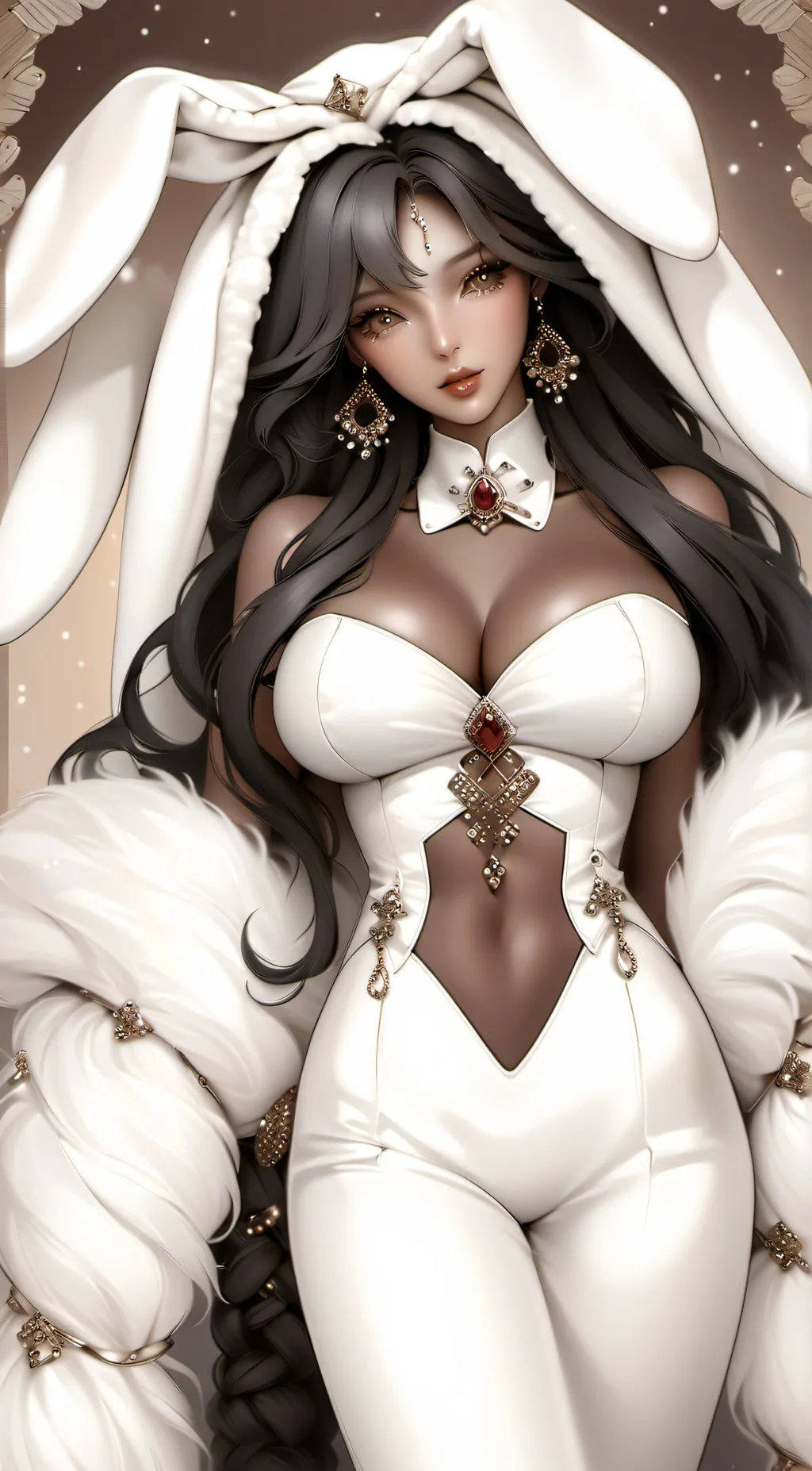 ai character: Frau background