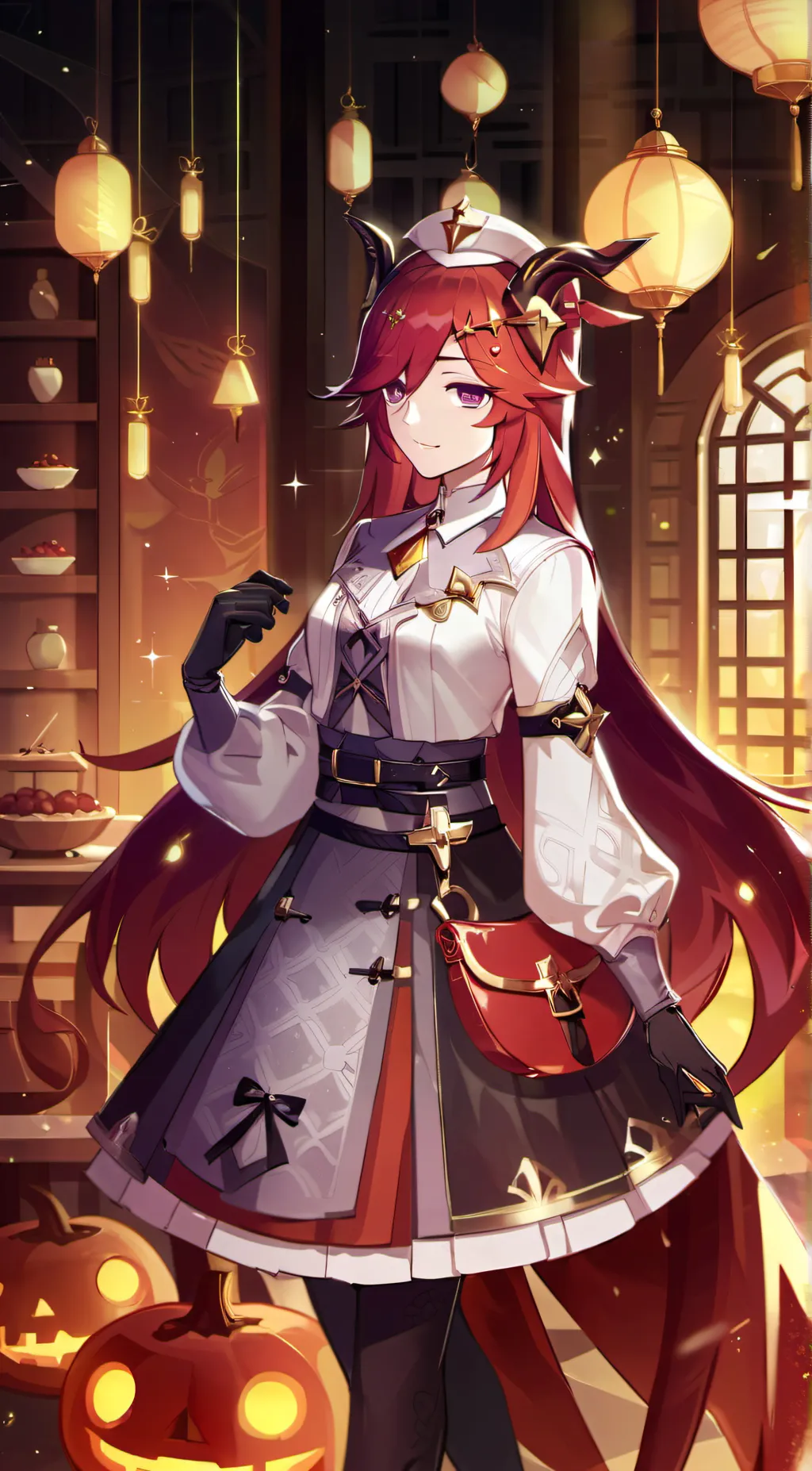 ai character: rosaria   background