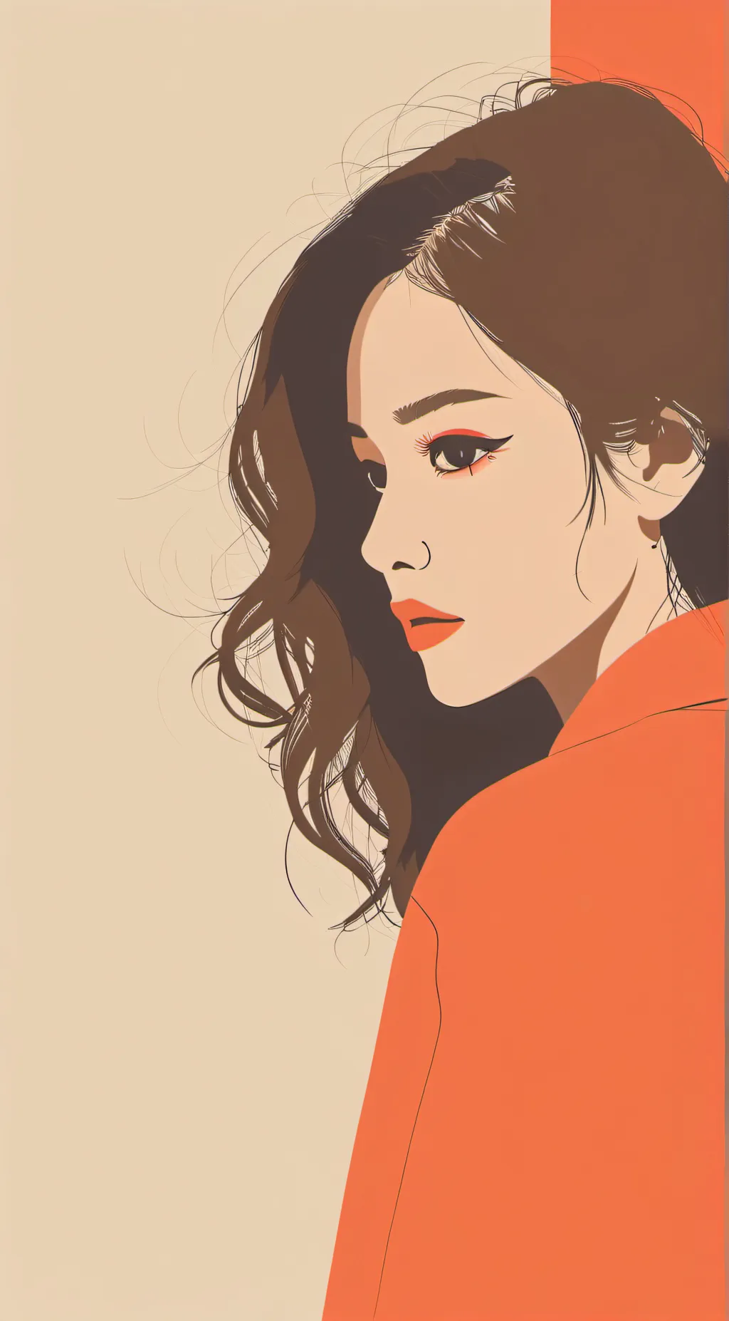 ai character: Hi background