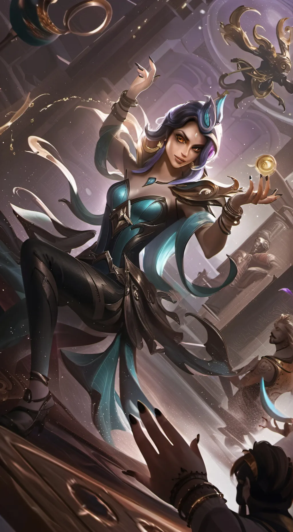 ai character: Princess silva background
