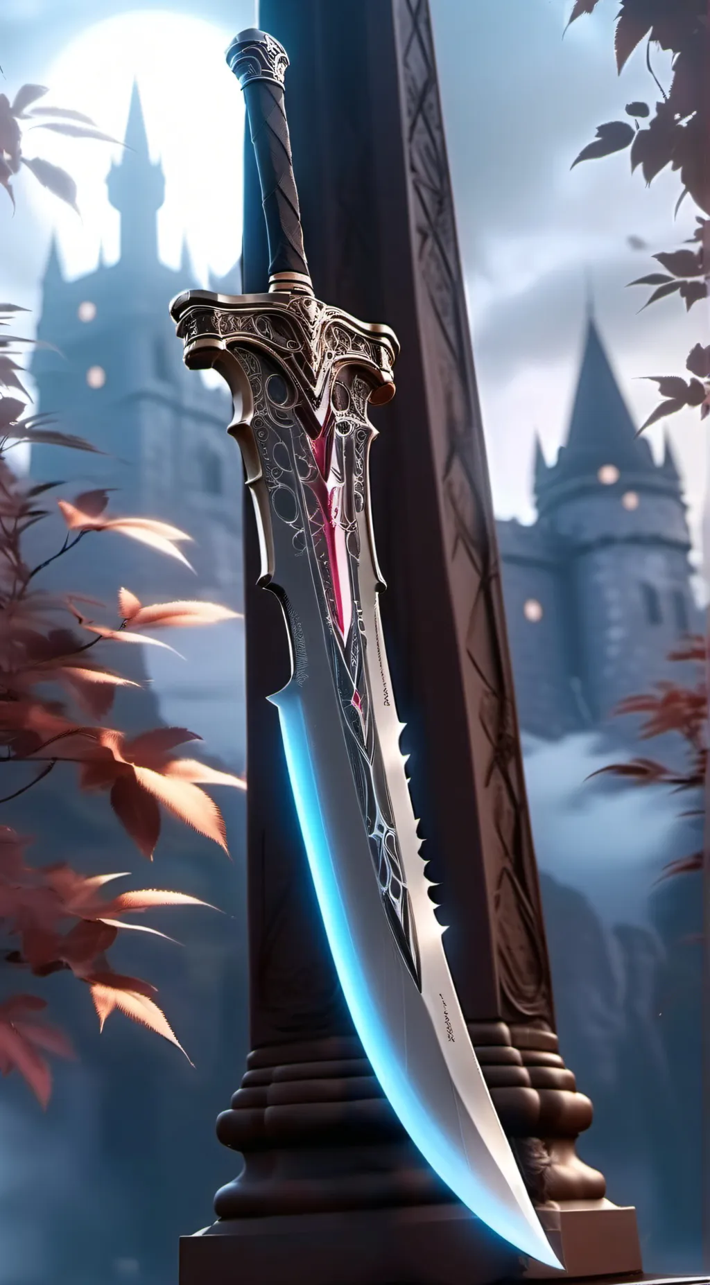 ai character: MAGICAL SWORD  background