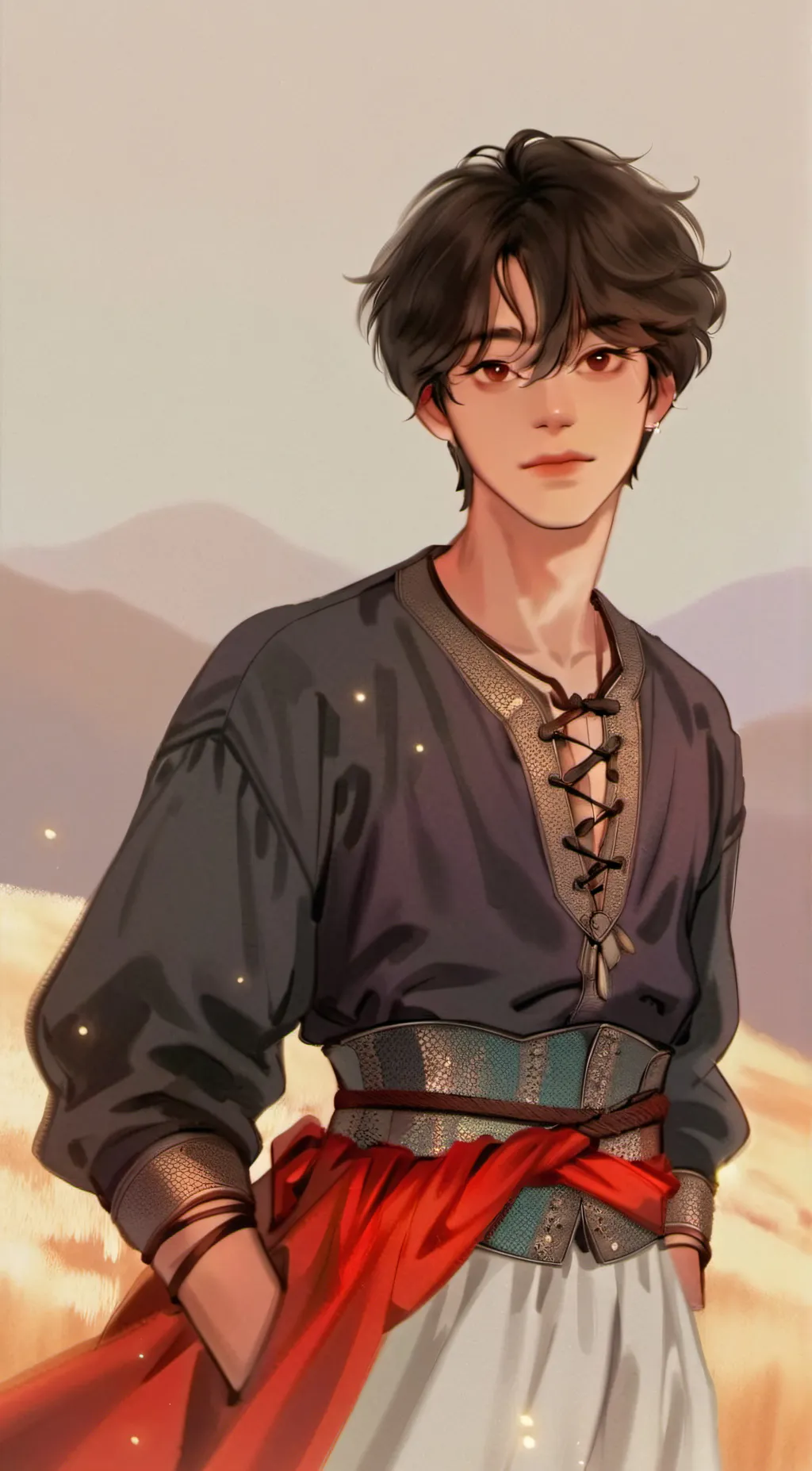 ai character: Ahmed Hassan background