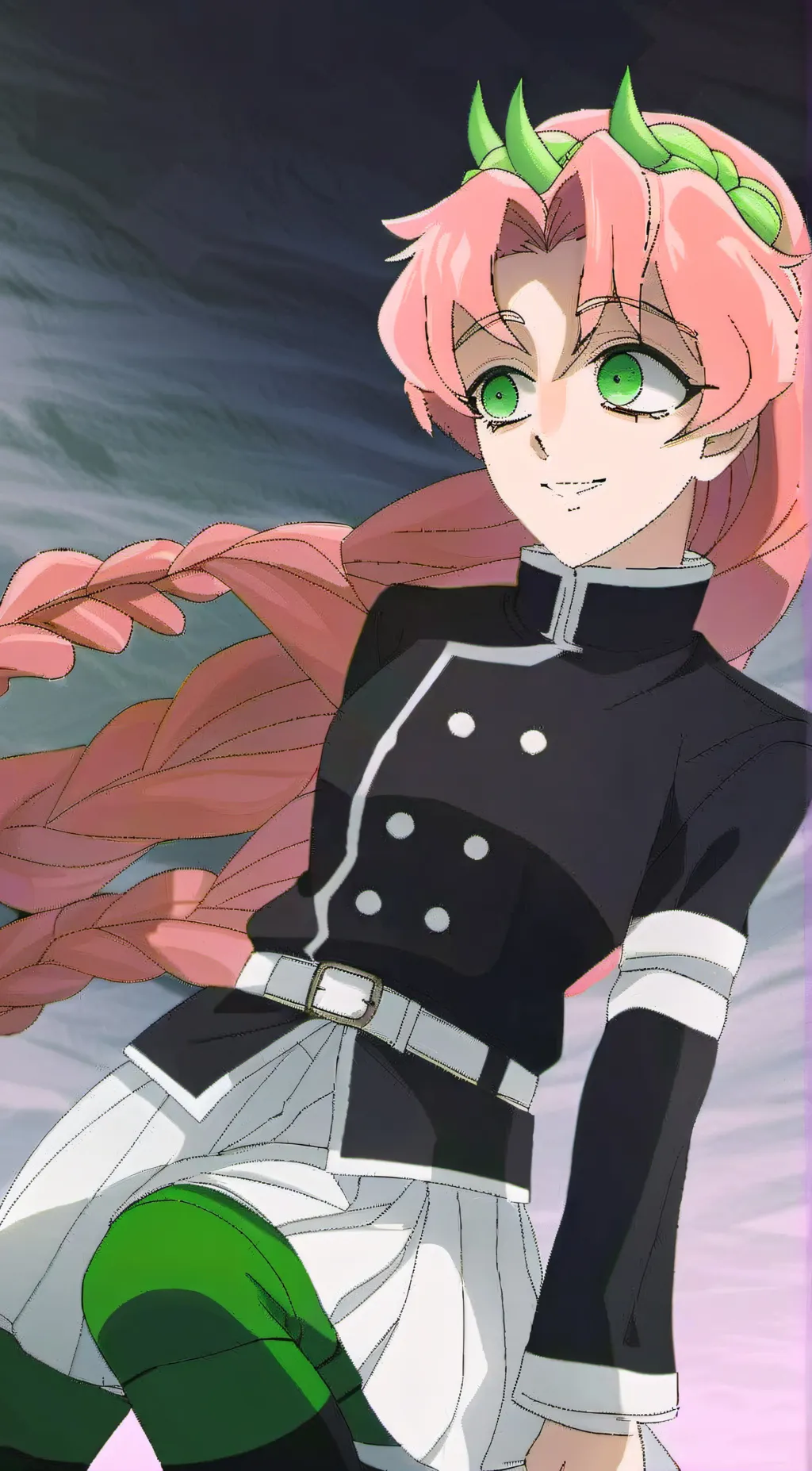 ai character: Mitsuri Kanroji background