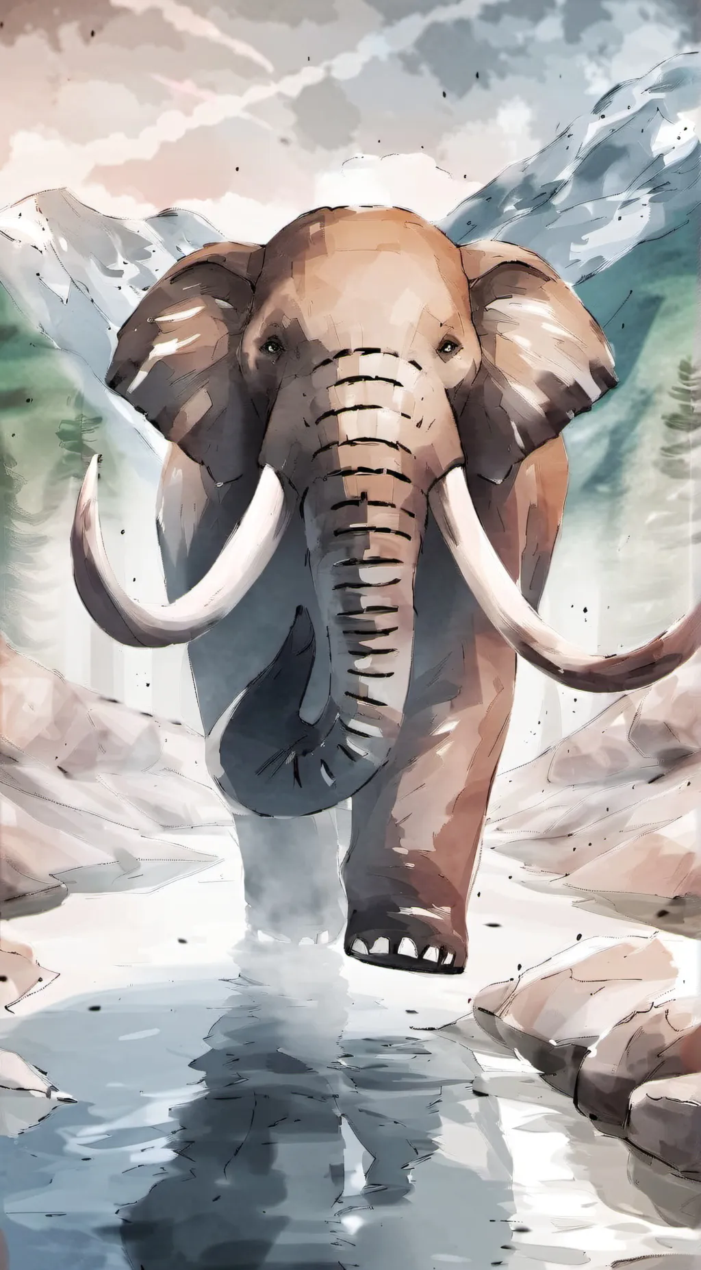 ai character: Manny, Sid, Diego  background