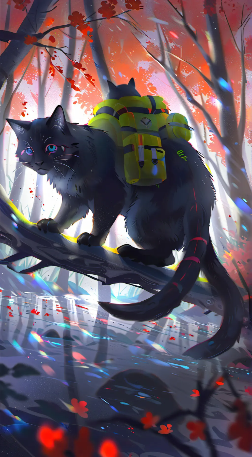 ai character: monster catnap  background