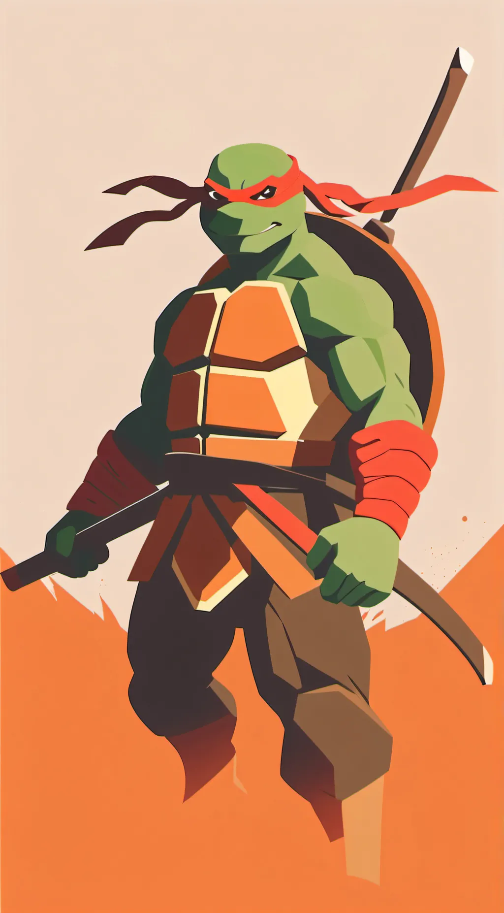 ai character: Raphael Hamato background