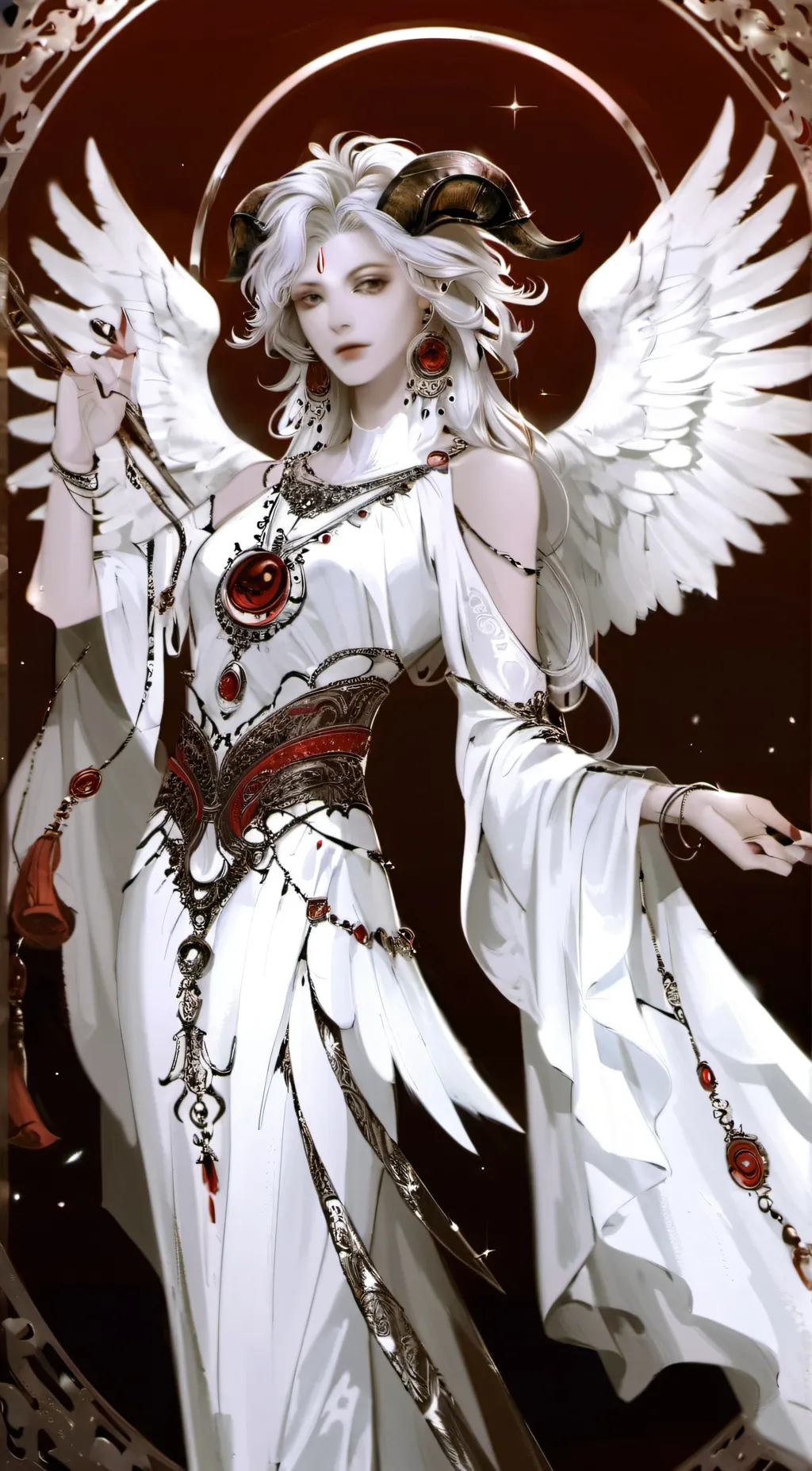 ai character: zodiac signs background