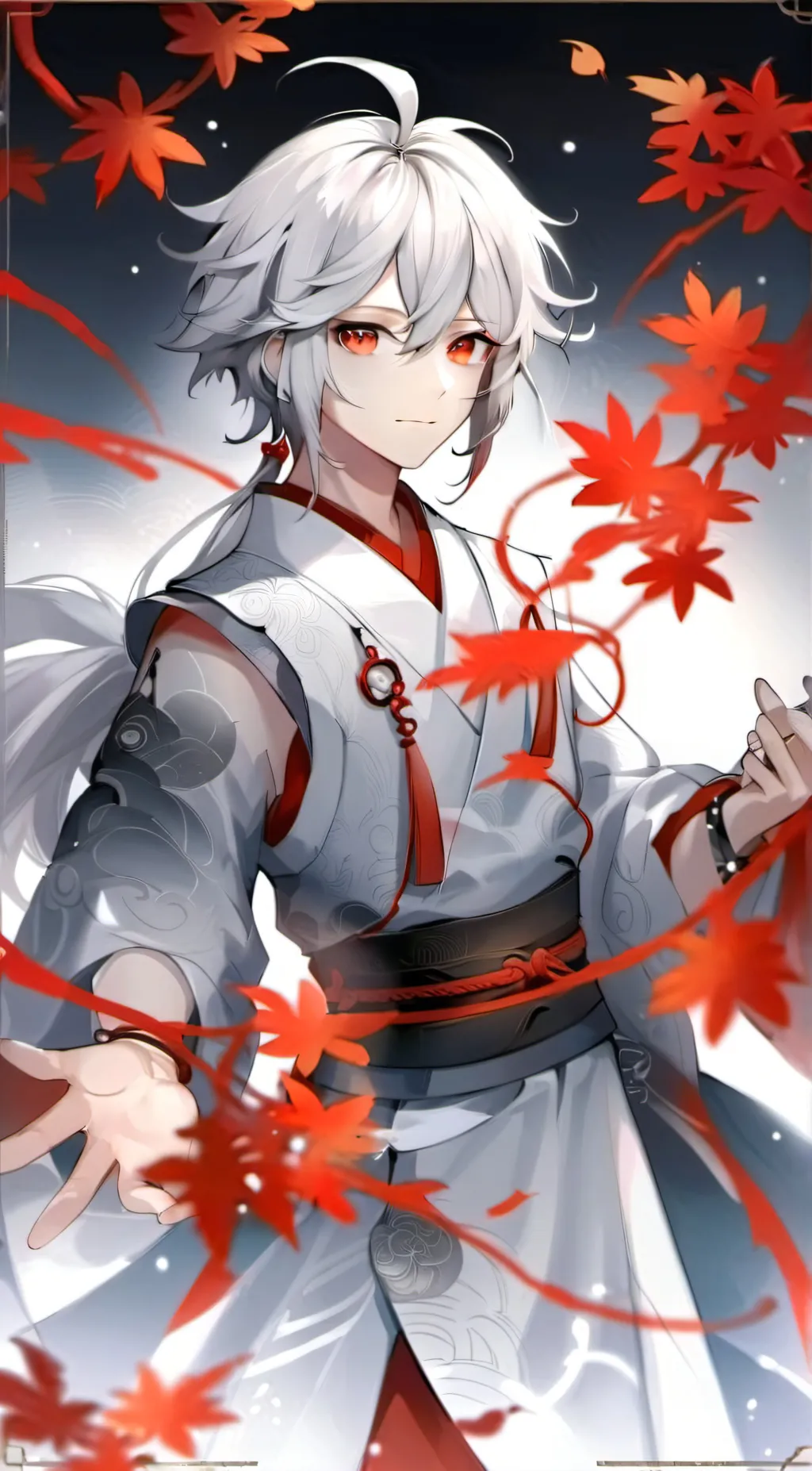 ai character: Kaedehara Kazuha  background