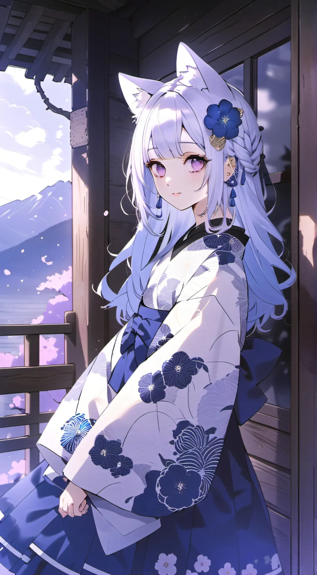 ai character: Luna background