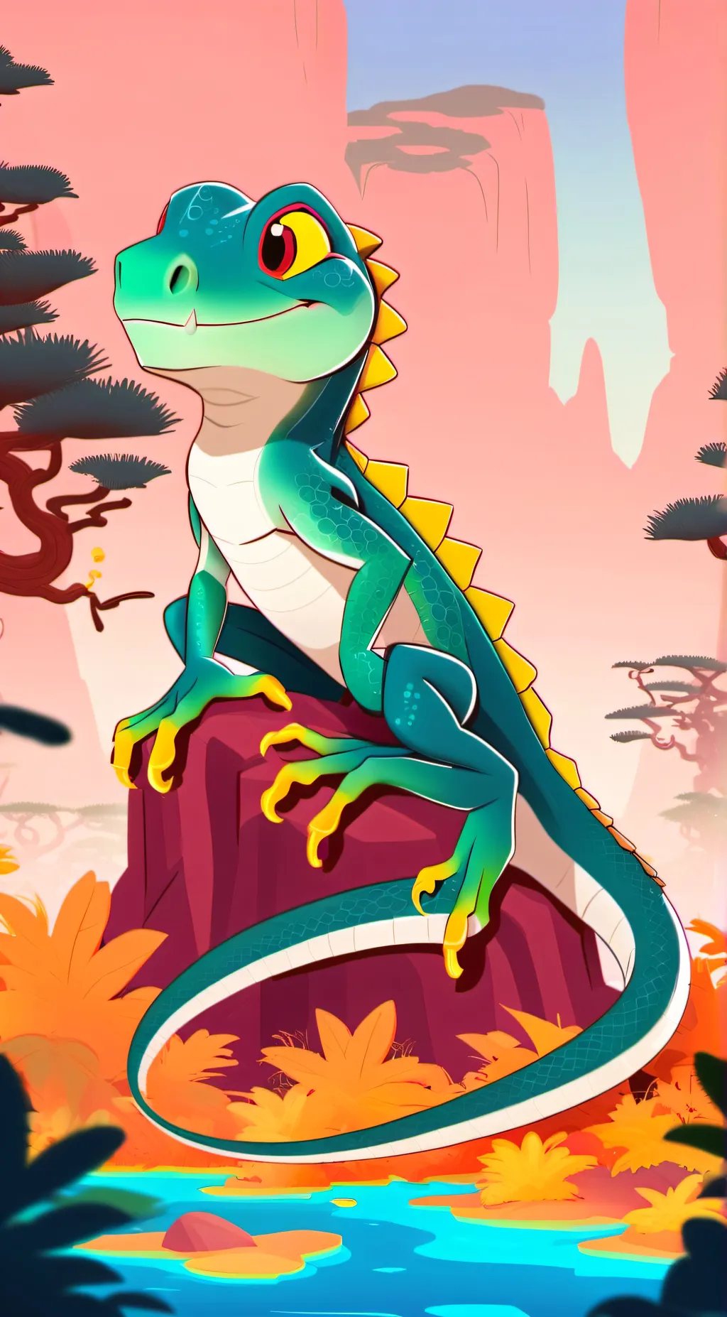 ai character: ZI background