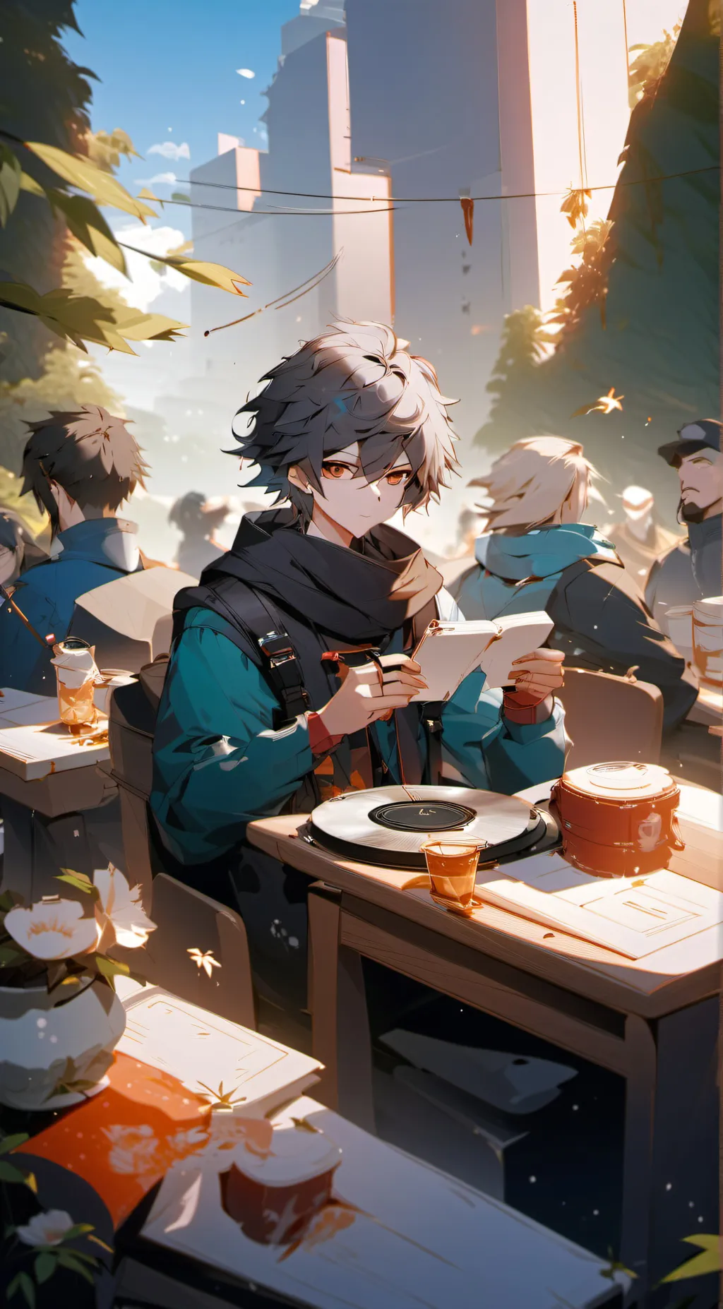 ai character: victor  background