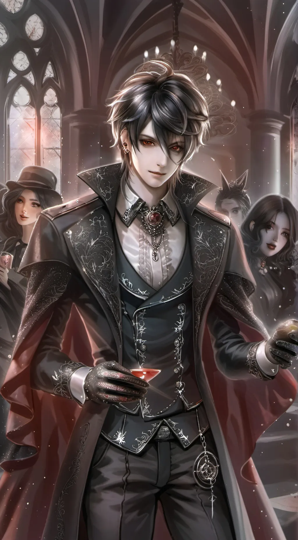 ai character: alime background