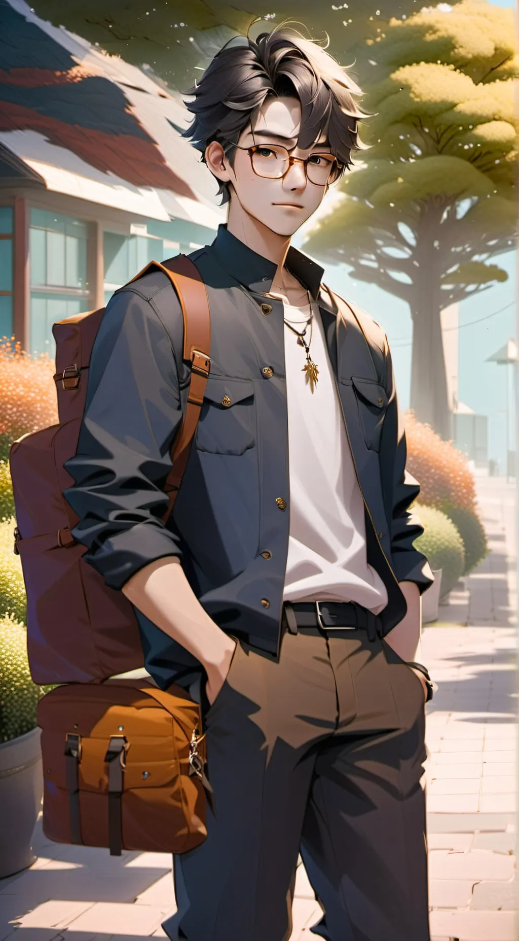 ai character: Adrian Everheart background