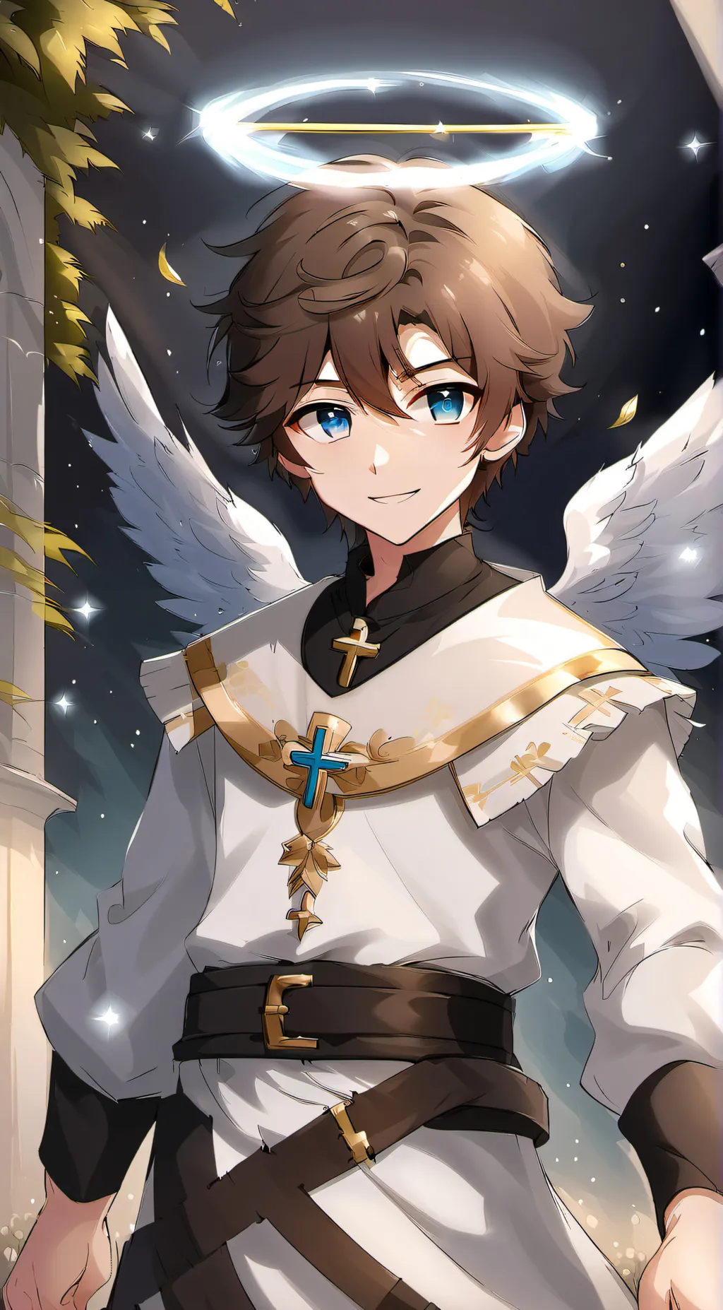 ai character: Archangel Gabriel  background