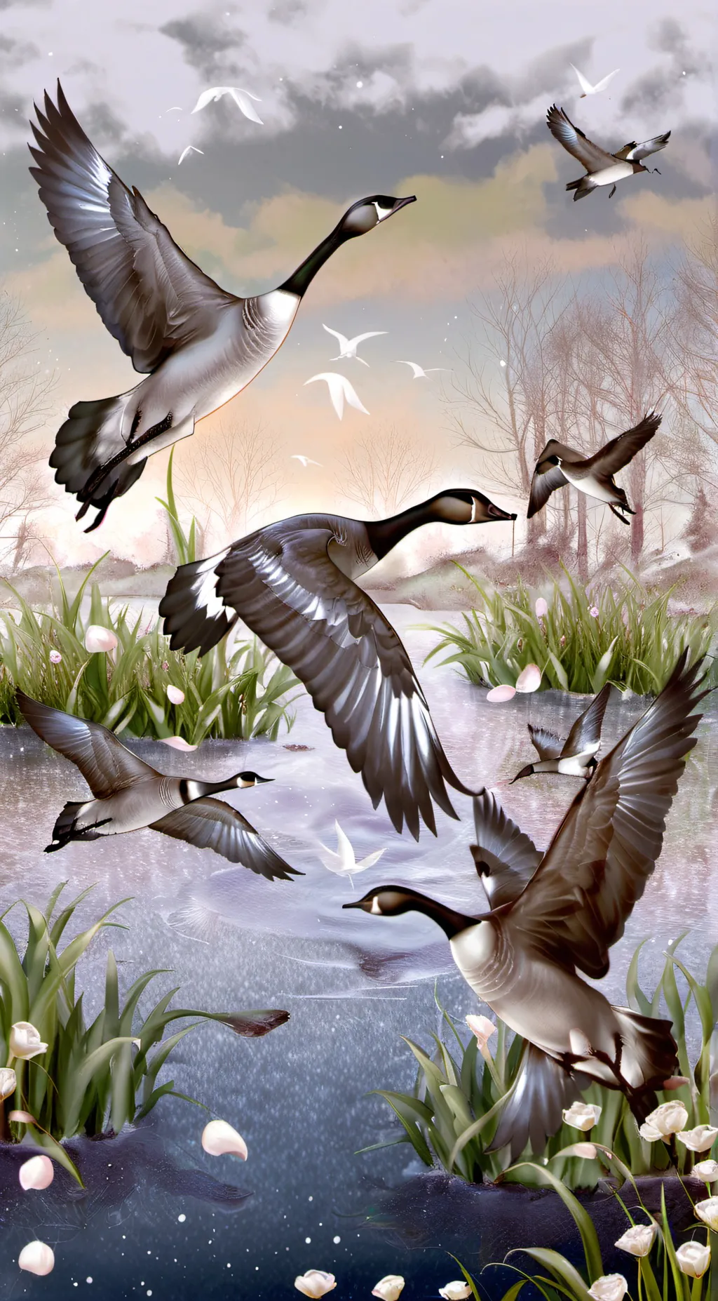 ai character: Migration. background