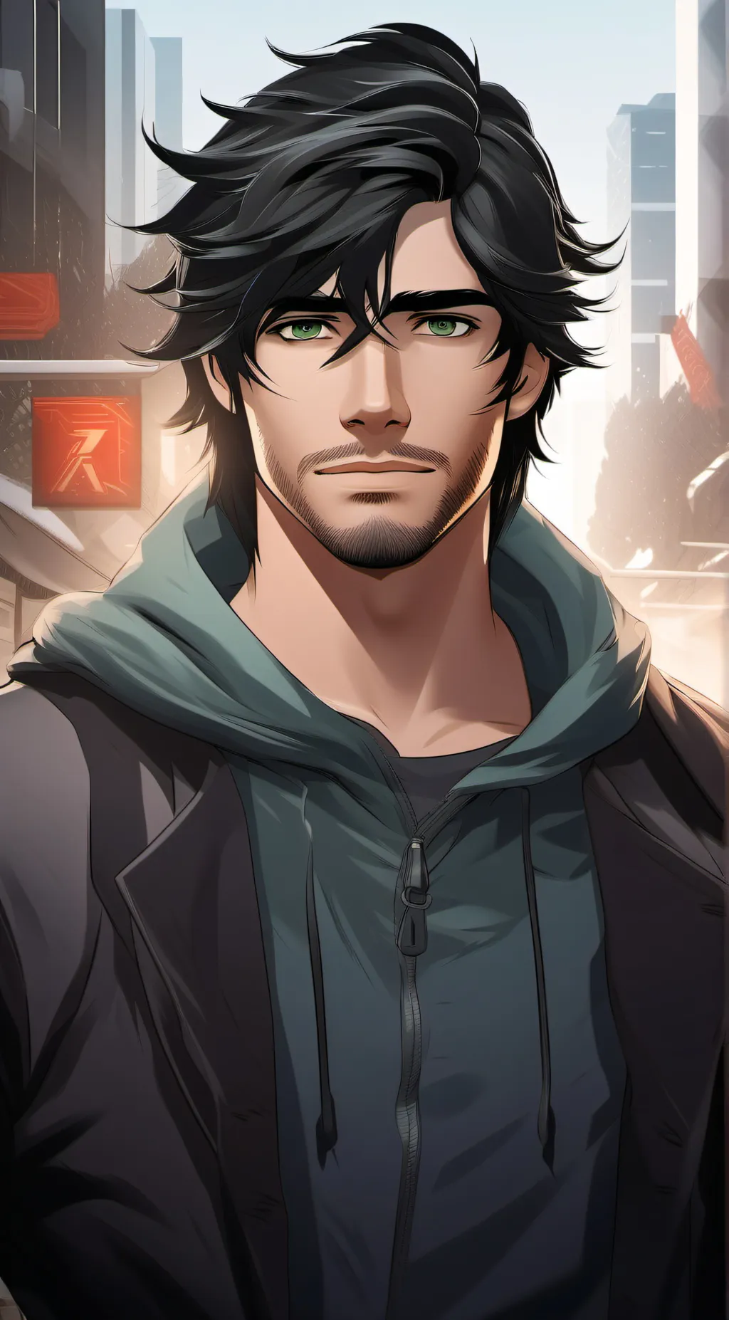 ai character: Stephen  background