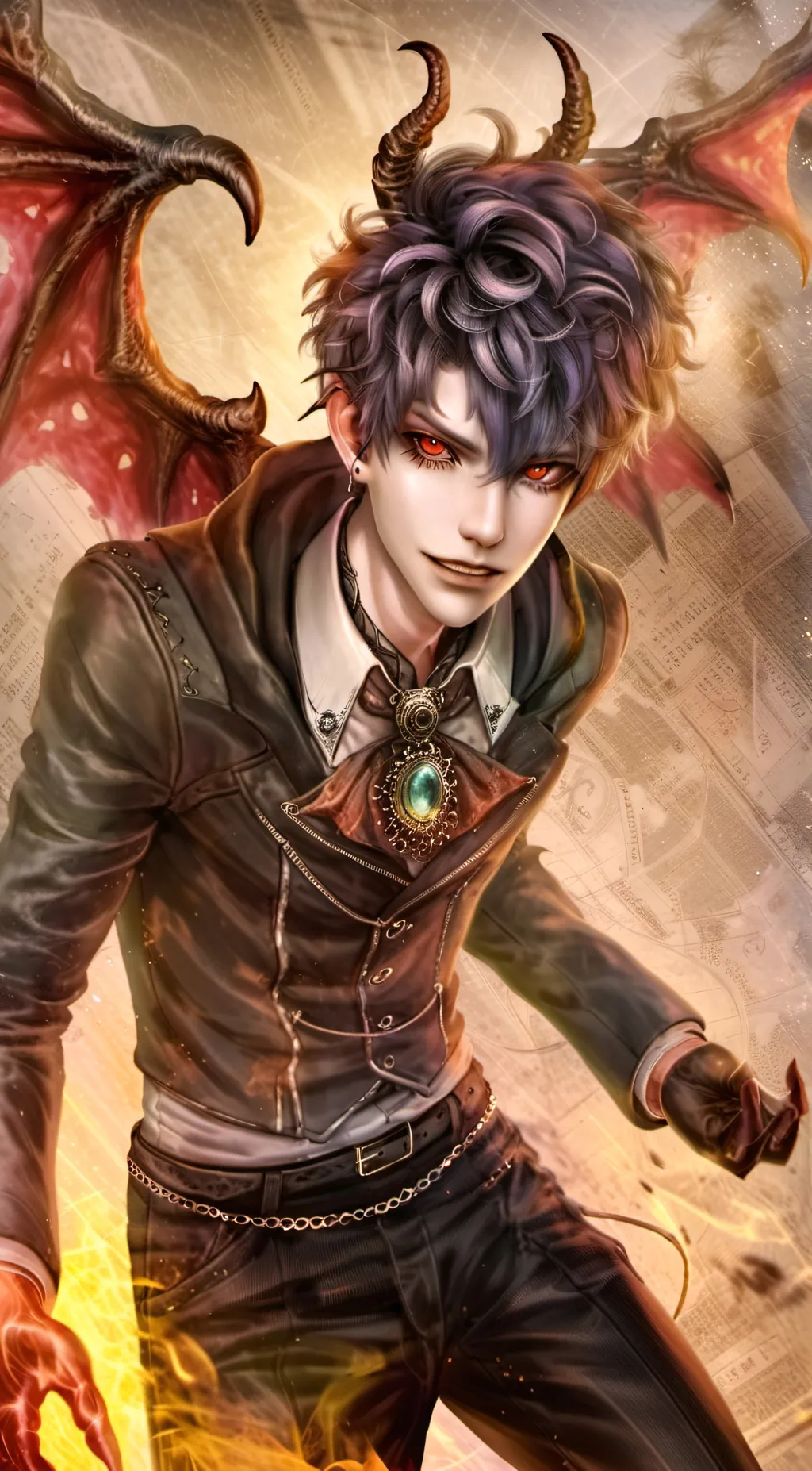 ai character: null background