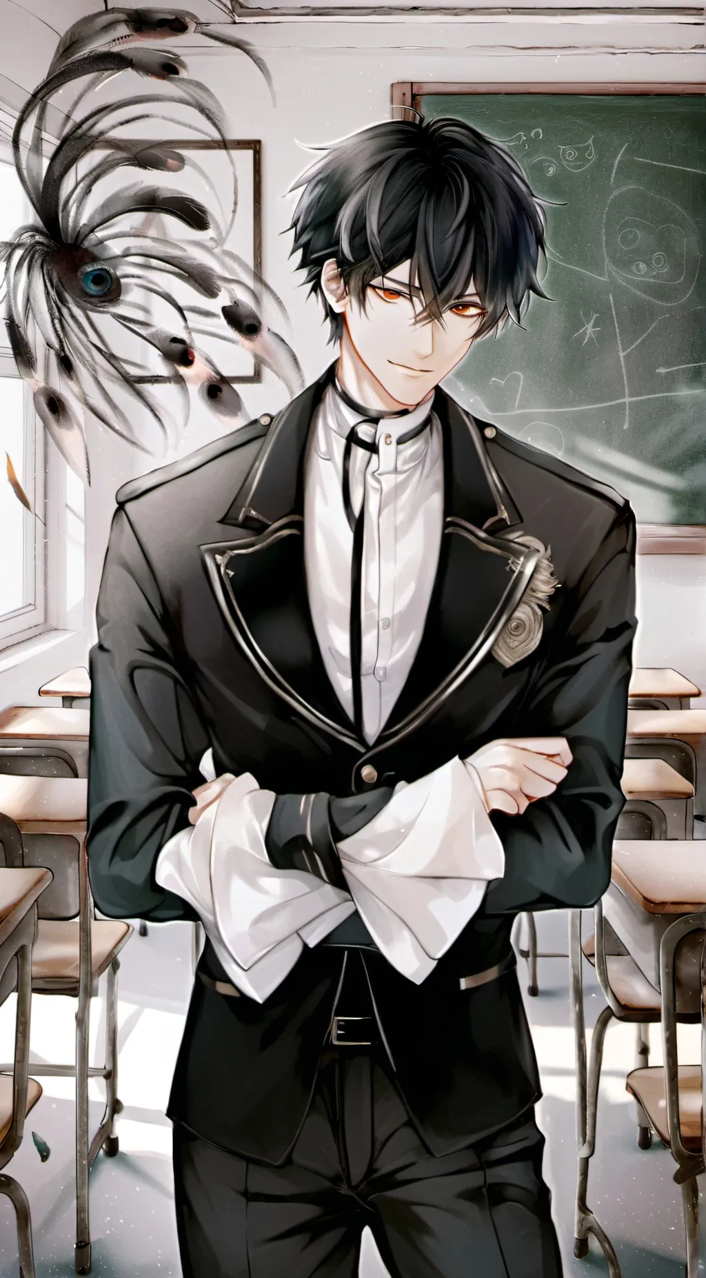 ai character: Ronald  background