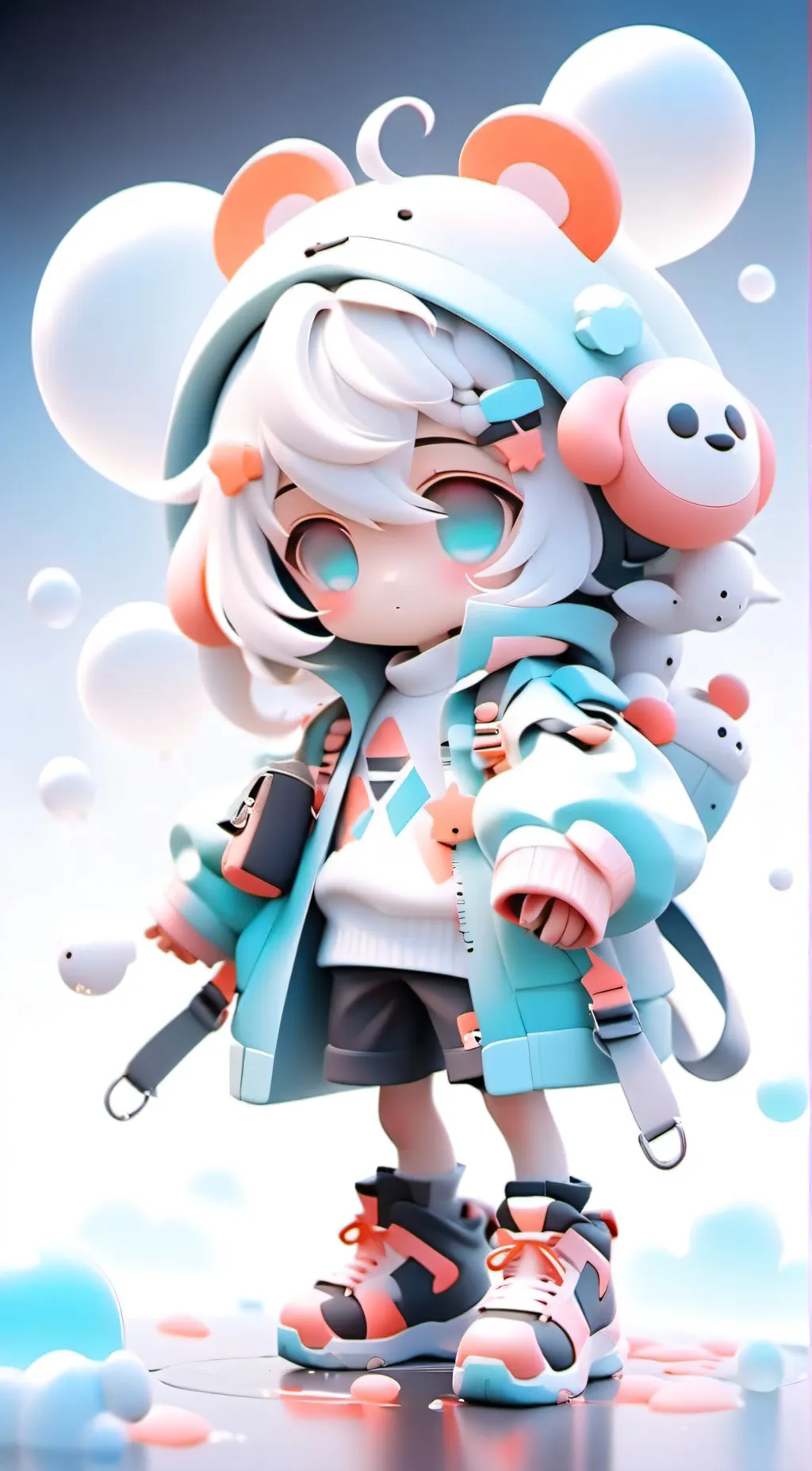 ai character: Lets Make a story background