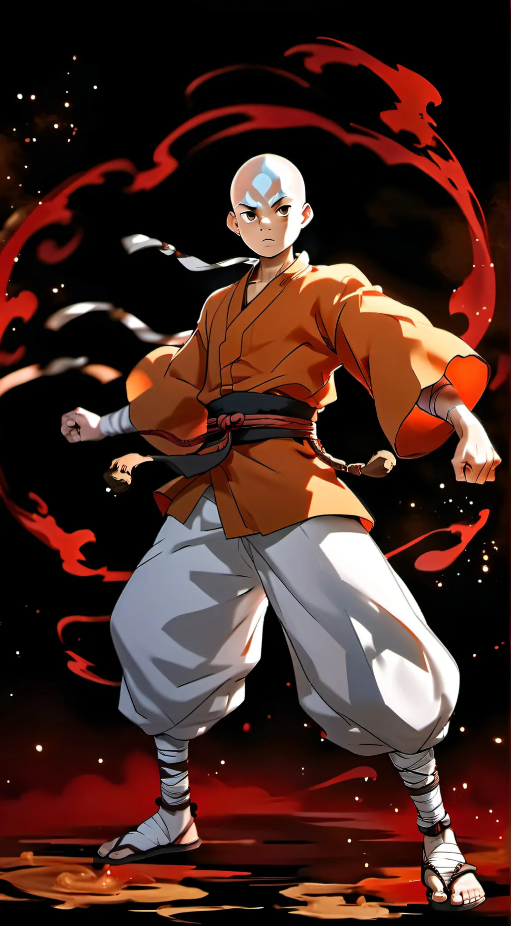 ai character: Aang background