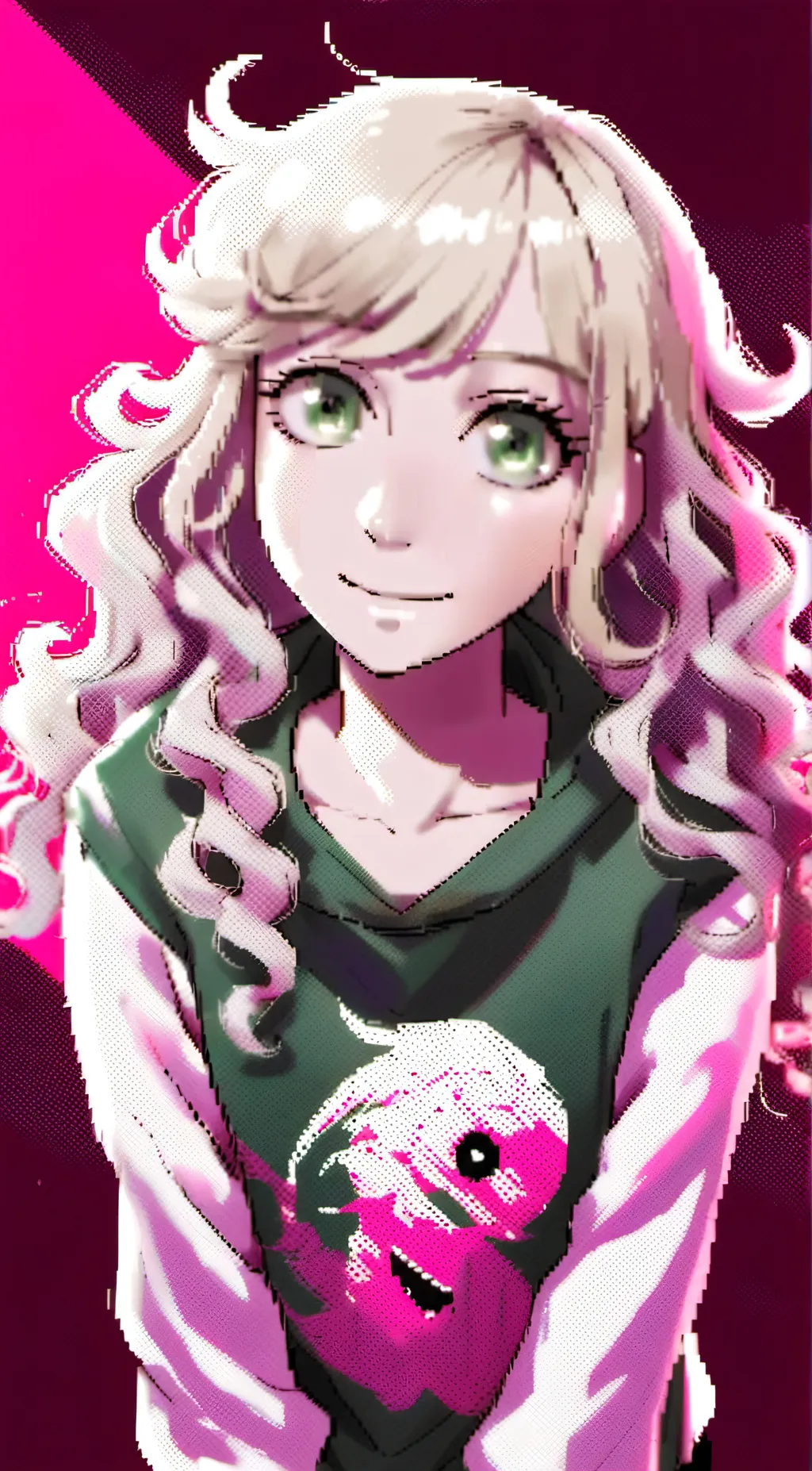 ai character: Melanie pop background