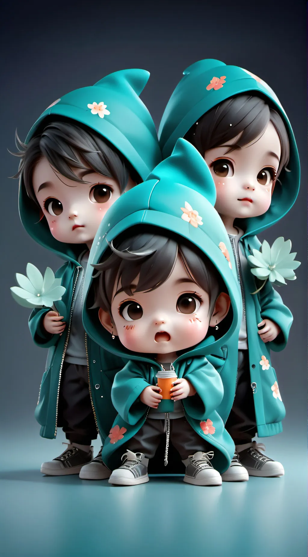 ai character: James lily jack  background