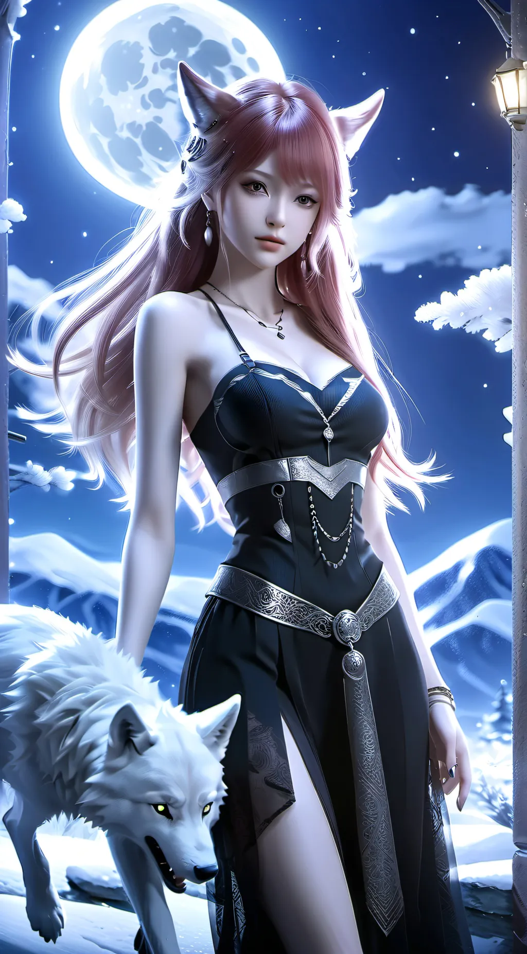 ai character: emerald background