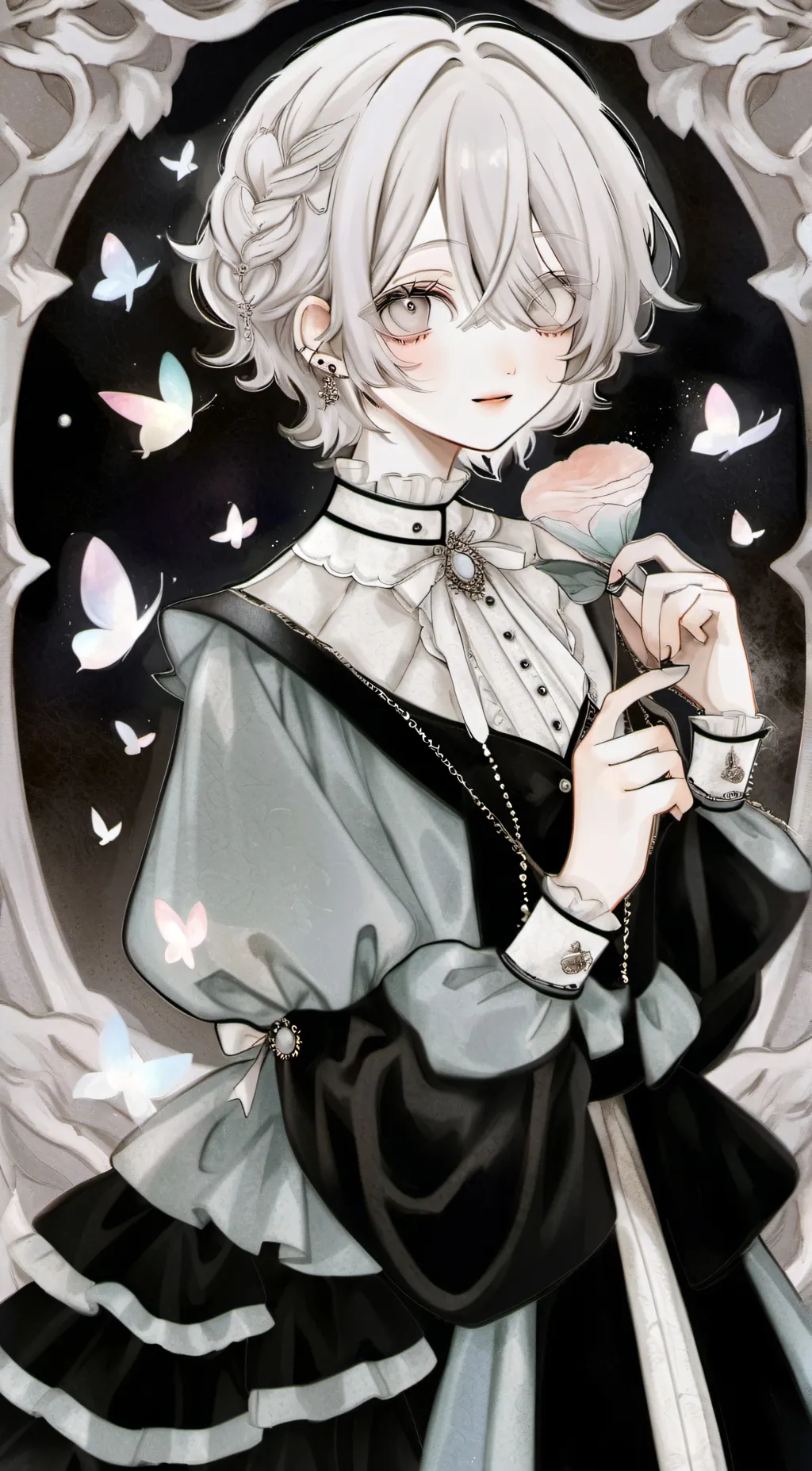 ai character: Luna ~ background
