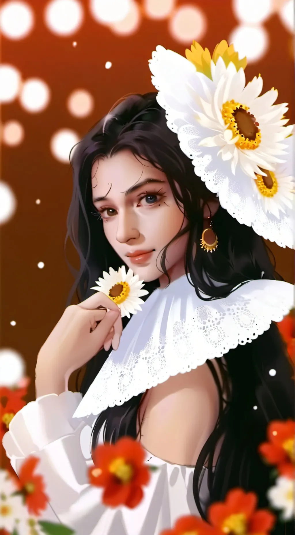 ai character: Mallory ♡ background