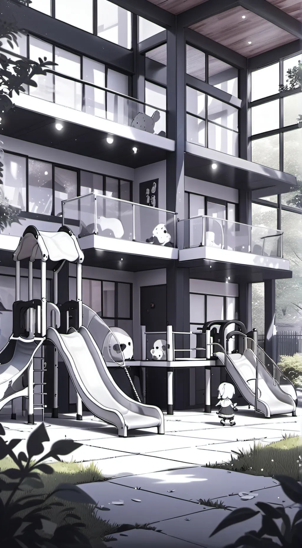 ai character: Blossom Daycare background