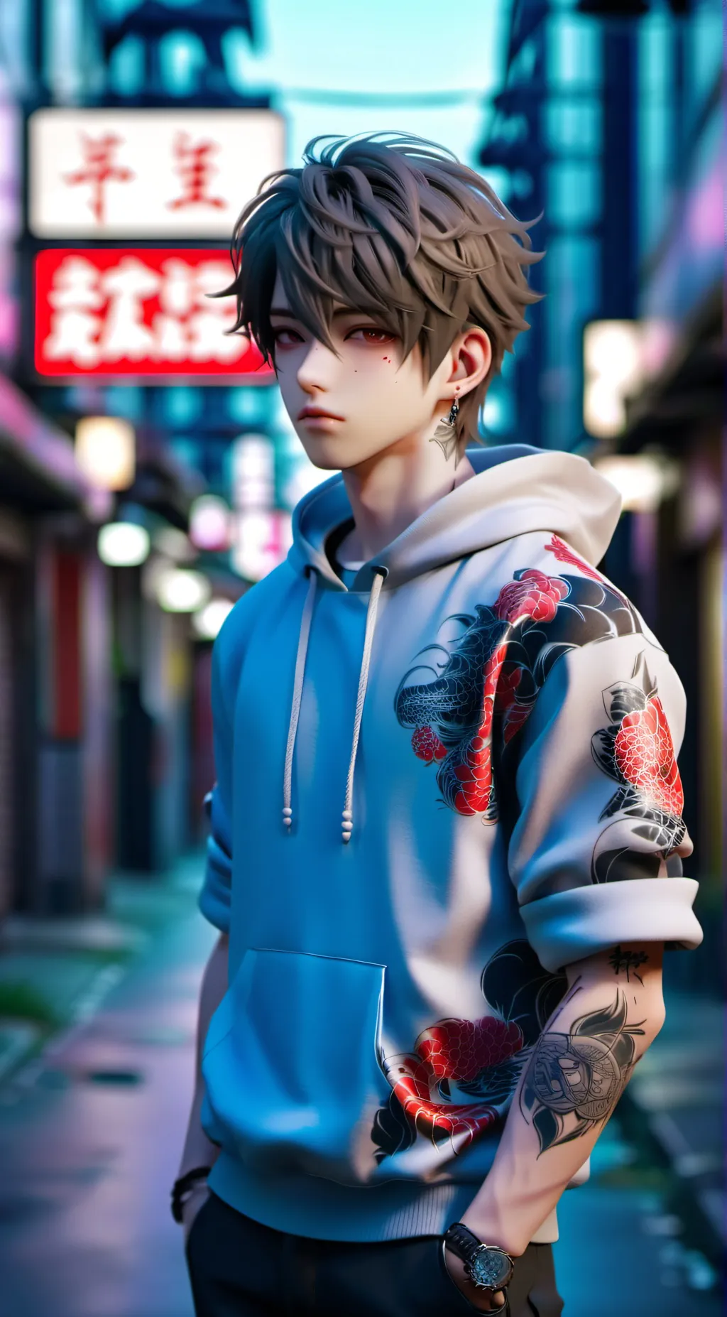 ai character: Kuragari Otake background