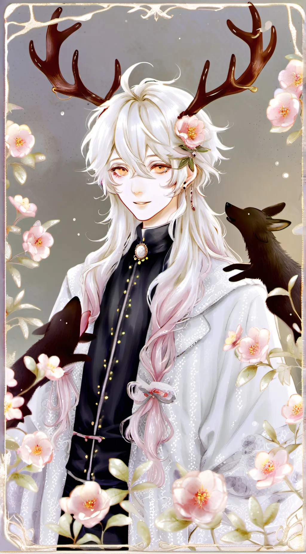 ai character: Leafdrop background