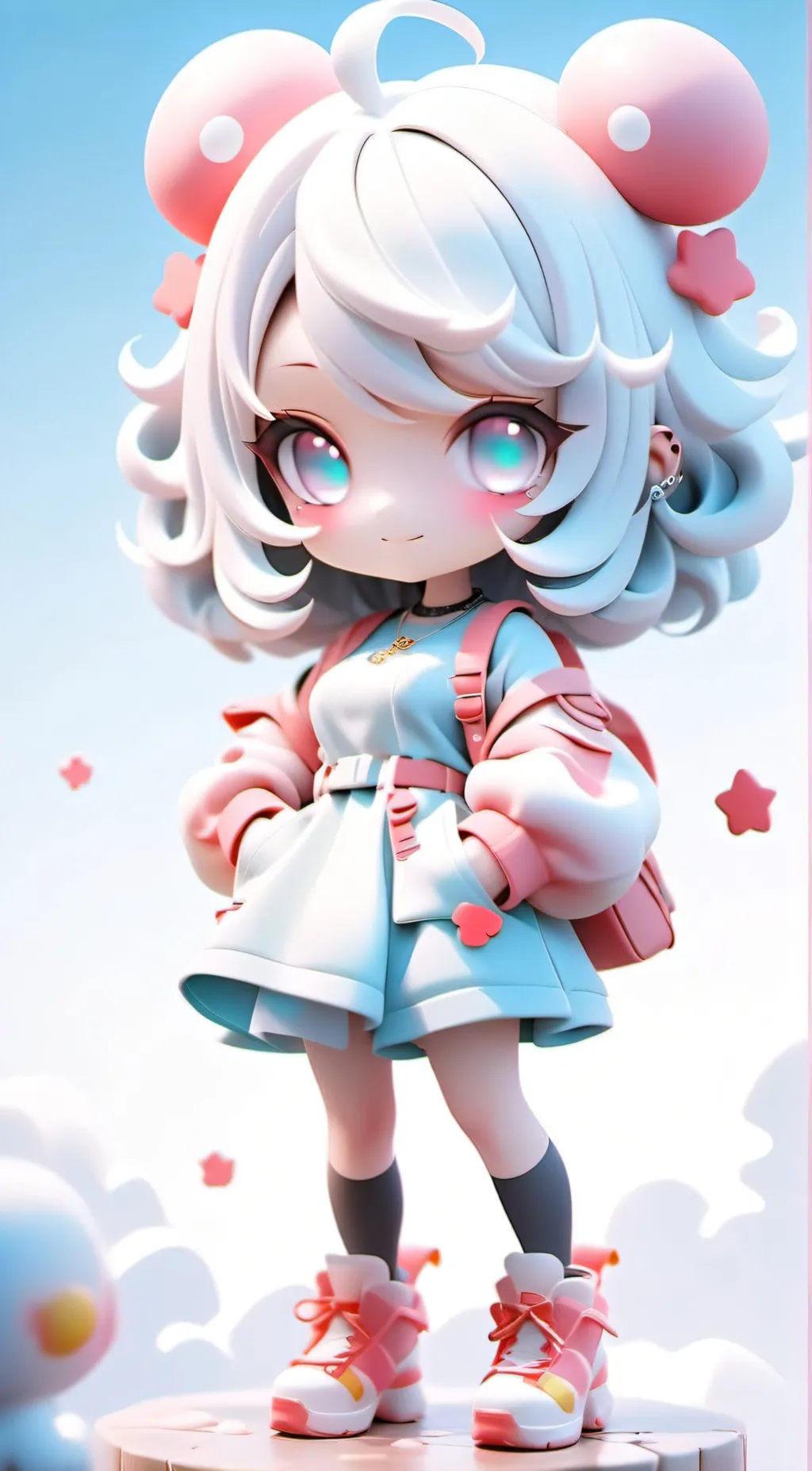 ai character: Kissy missy  background