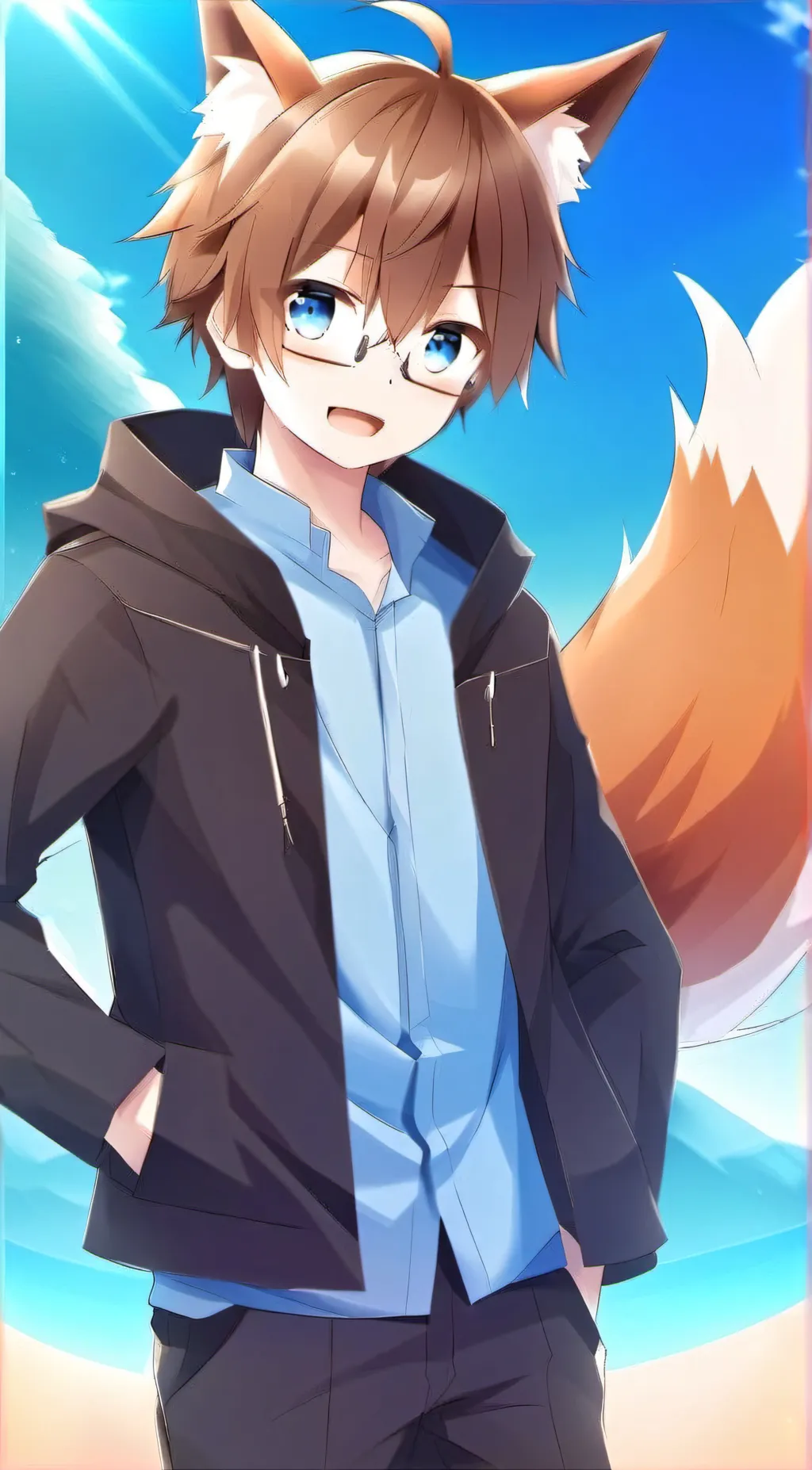 ai character: Noah  background