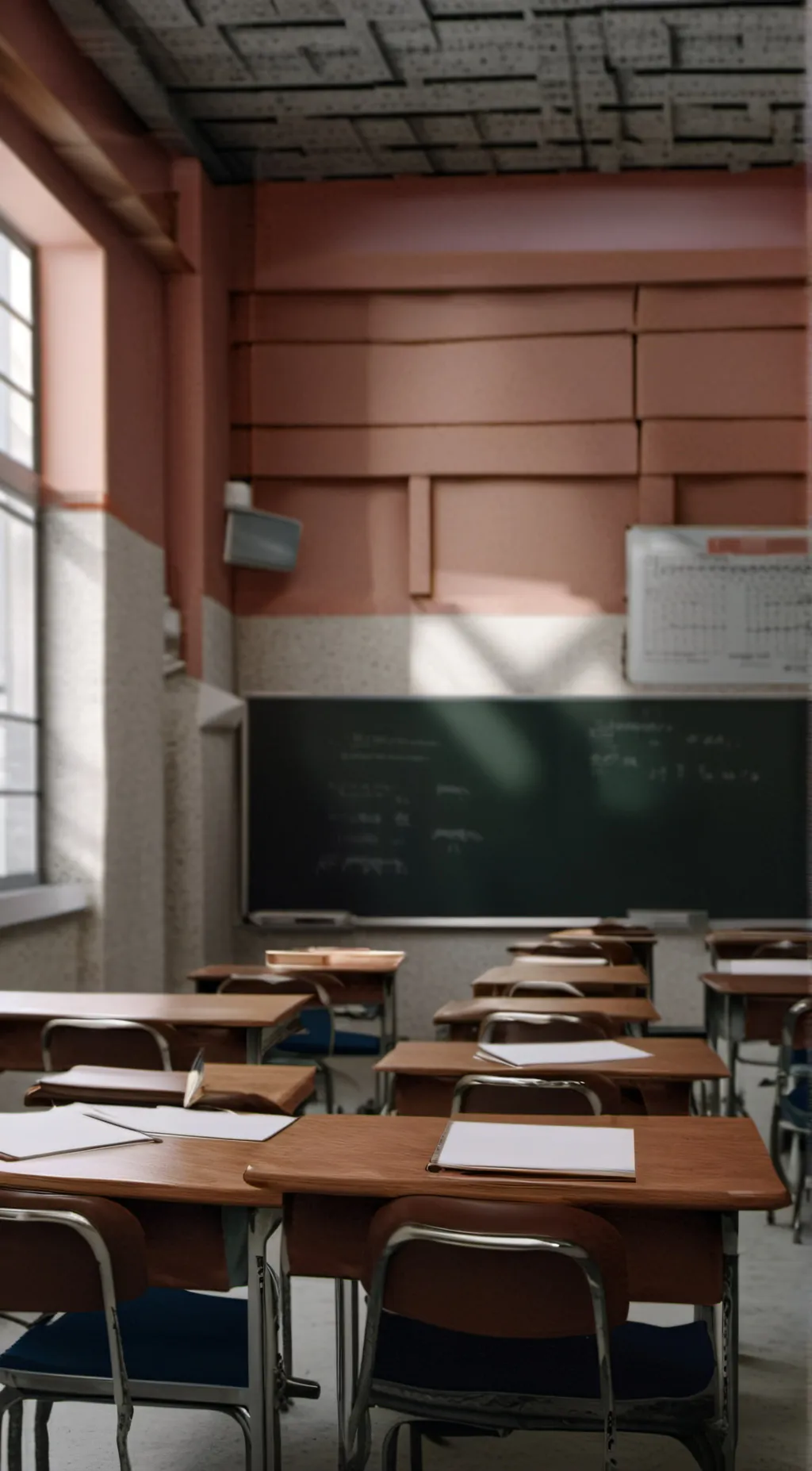 ai character: playcare school  background