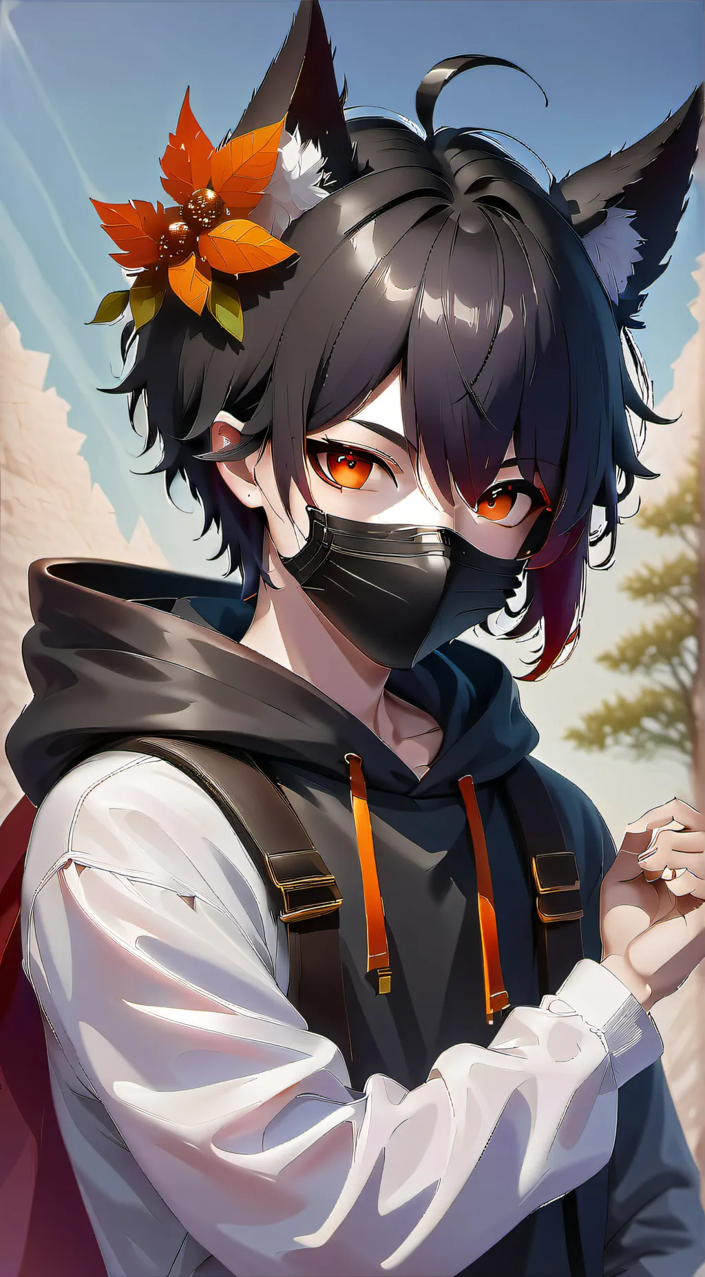 ai character: Void background