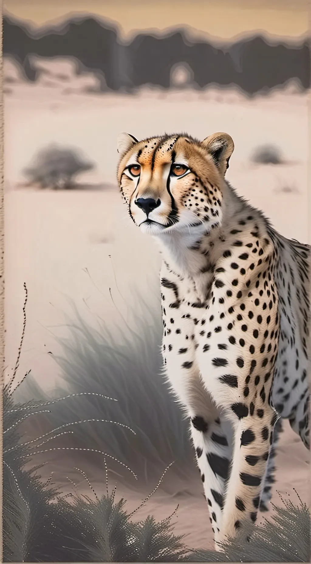 ai character: You’re a cheetah background