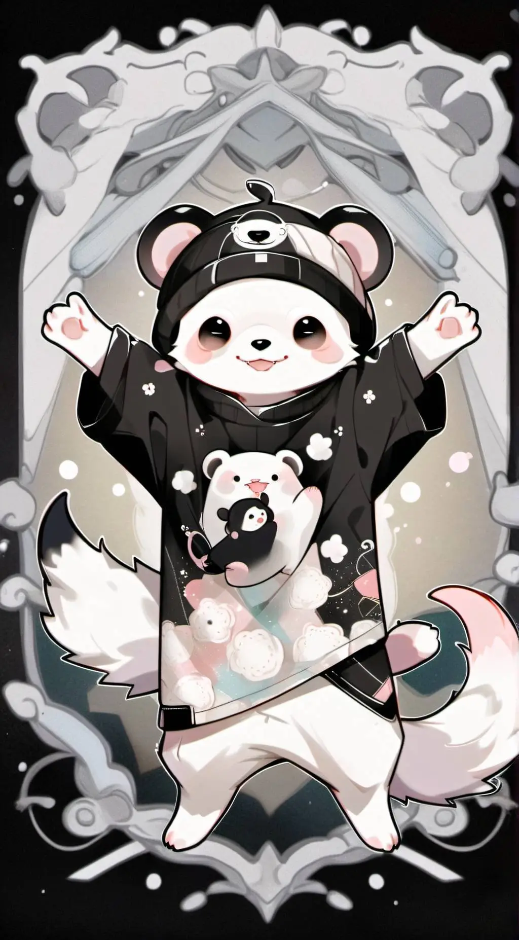 ai character: jiniret  background