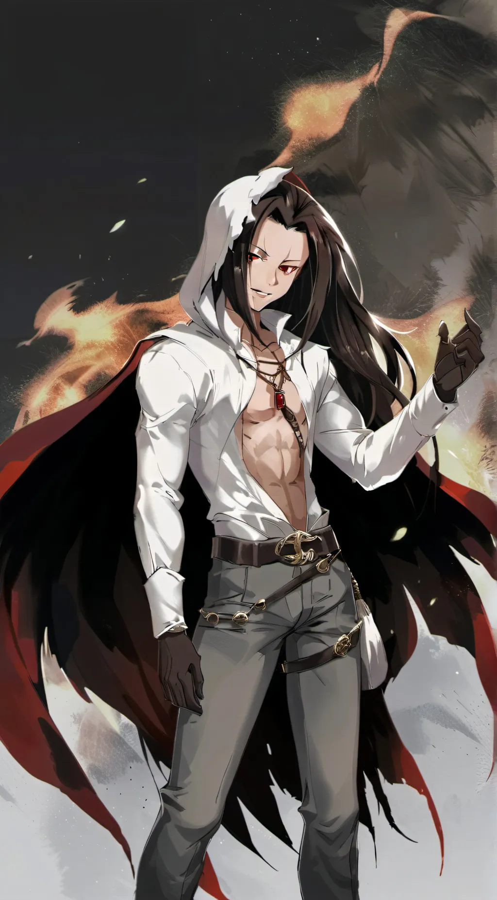 ai character: Hao asakura  background