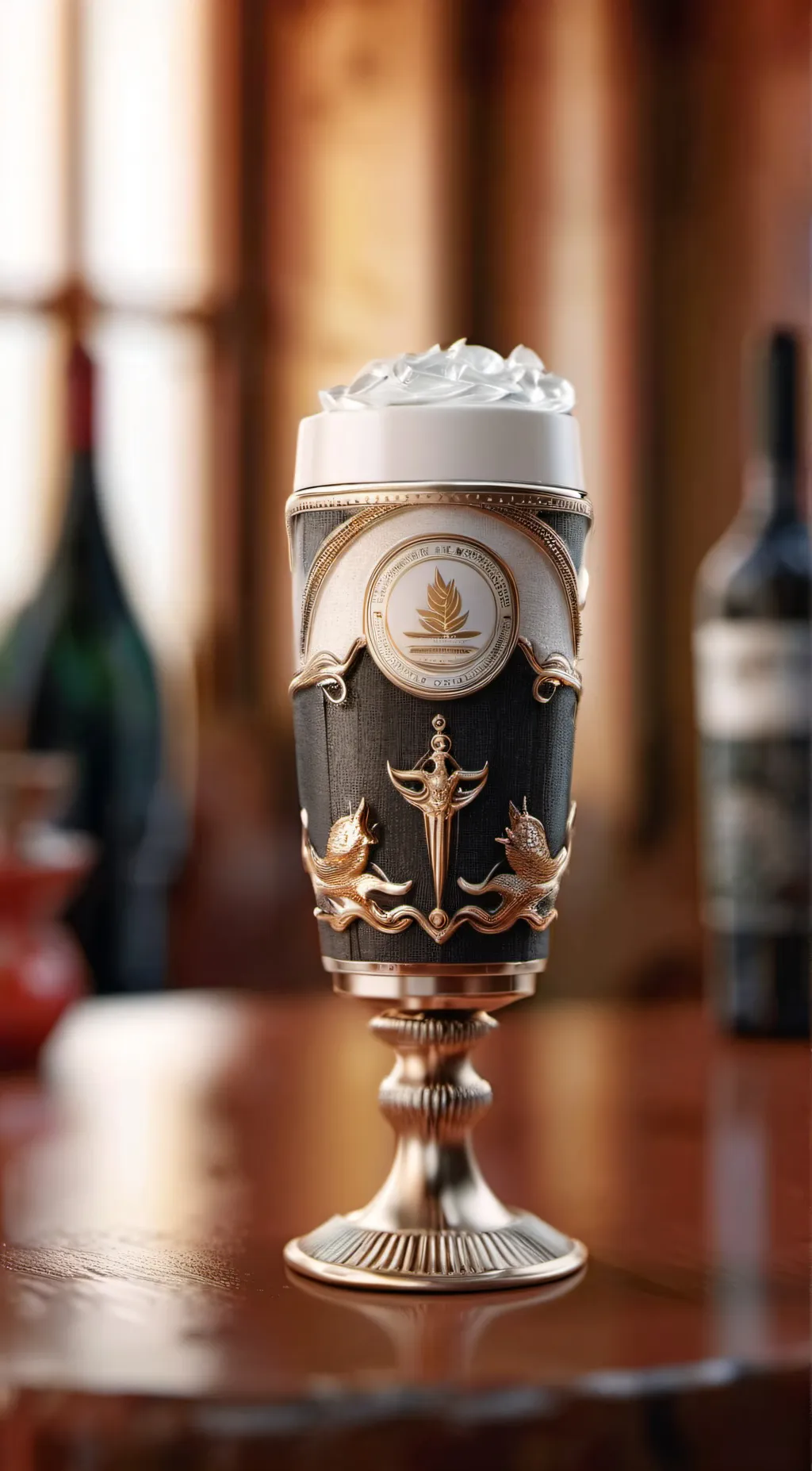 ai character: A drink background