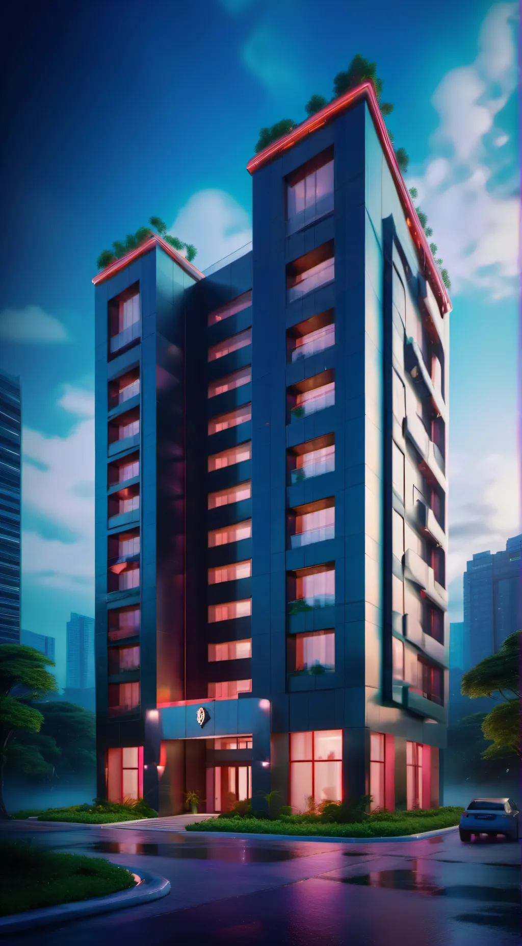ai character: the society return background