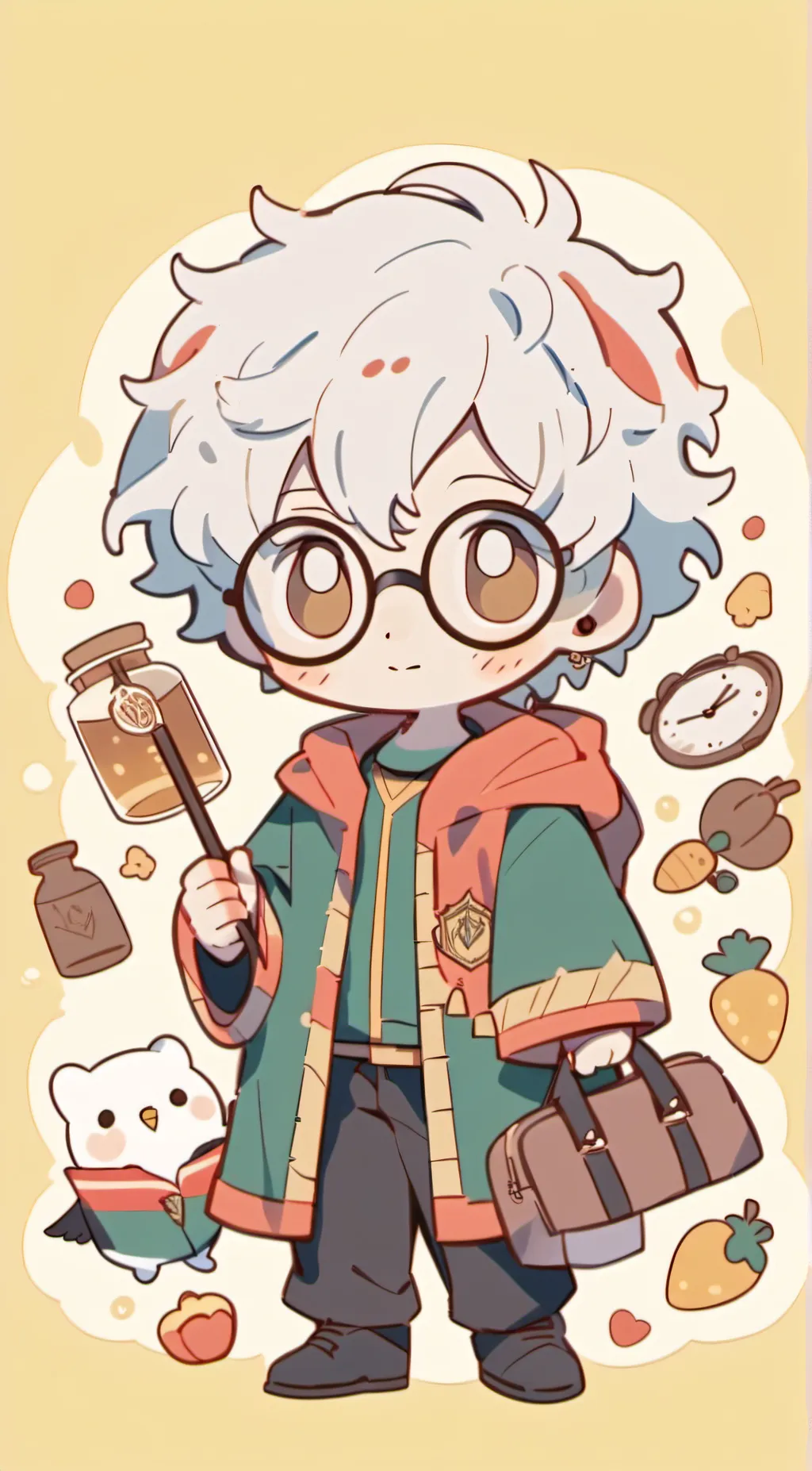 ai character: Harry Potter  background