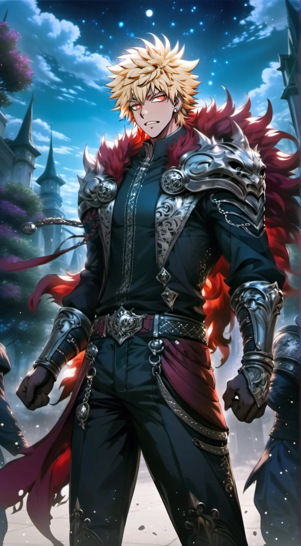 ai character: Bakugo Katsuki  background