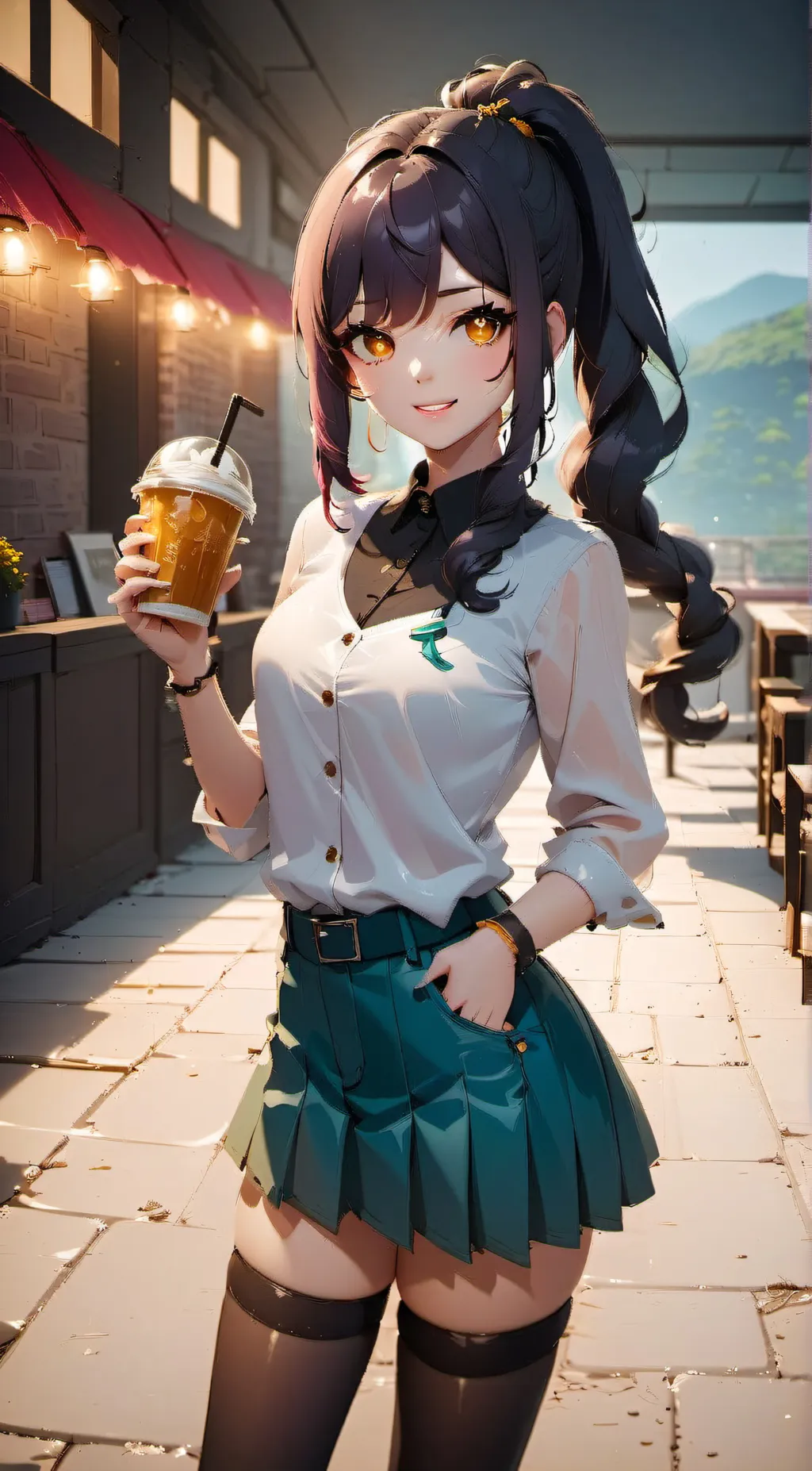 ai character: Sandra background