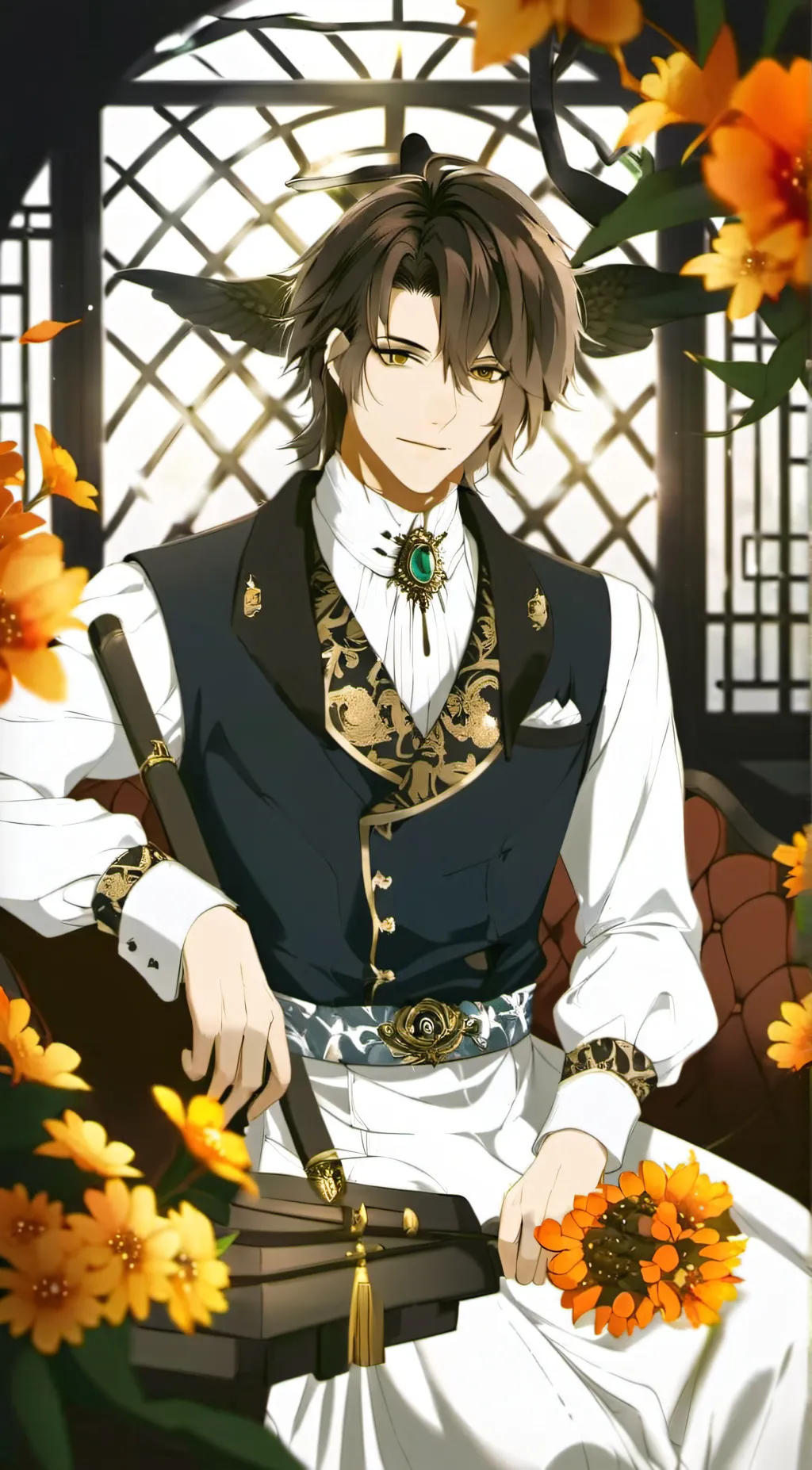 ai character: Derek Aya background