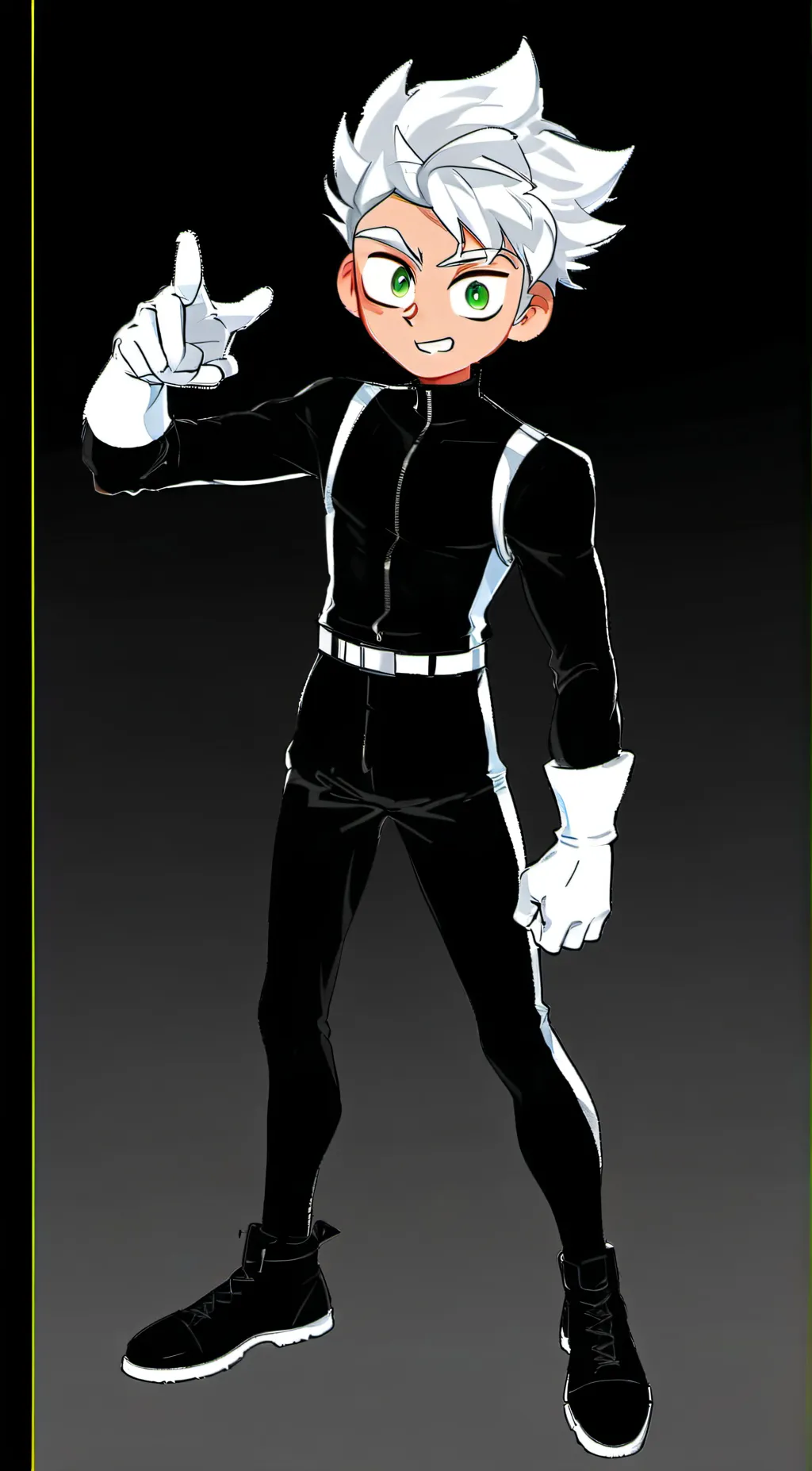 ai character: Danny Phantom  background