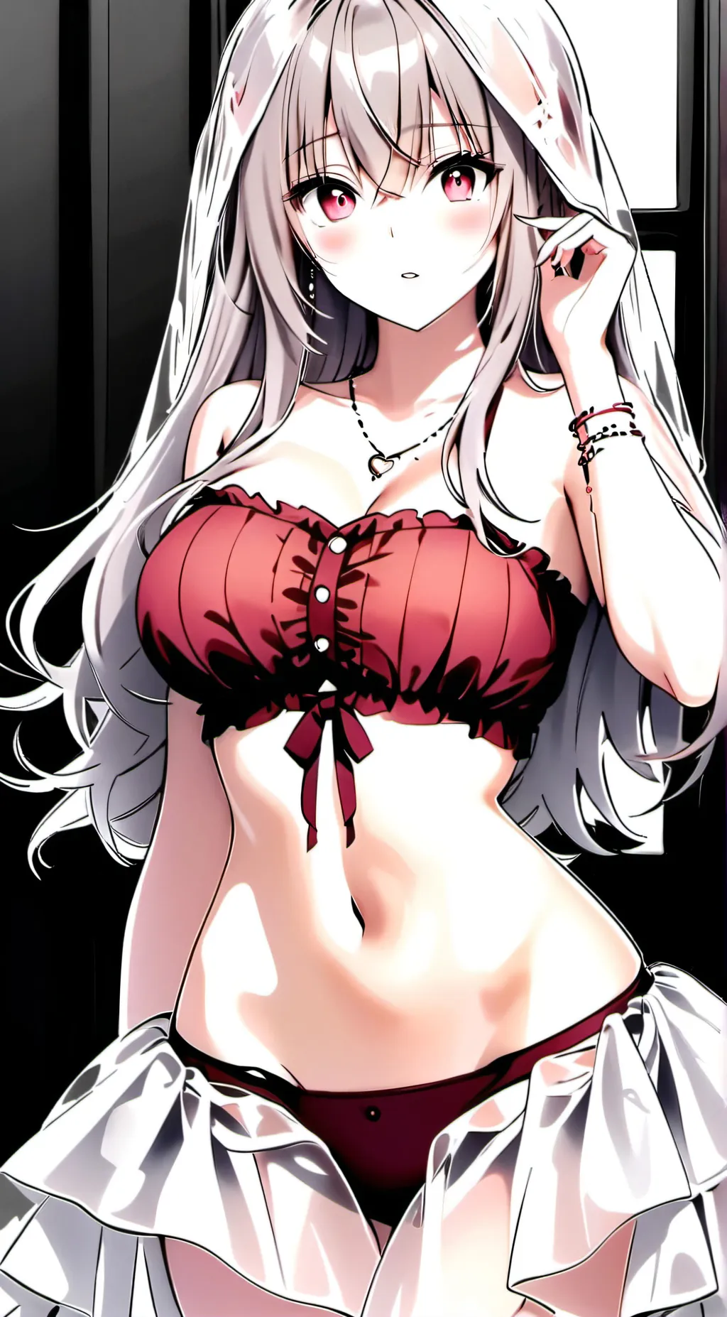ai character: Heart background
