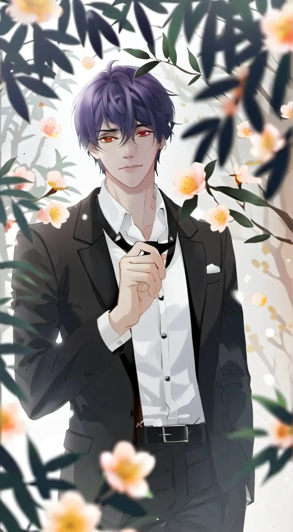 ai character: blooming belphegor background
