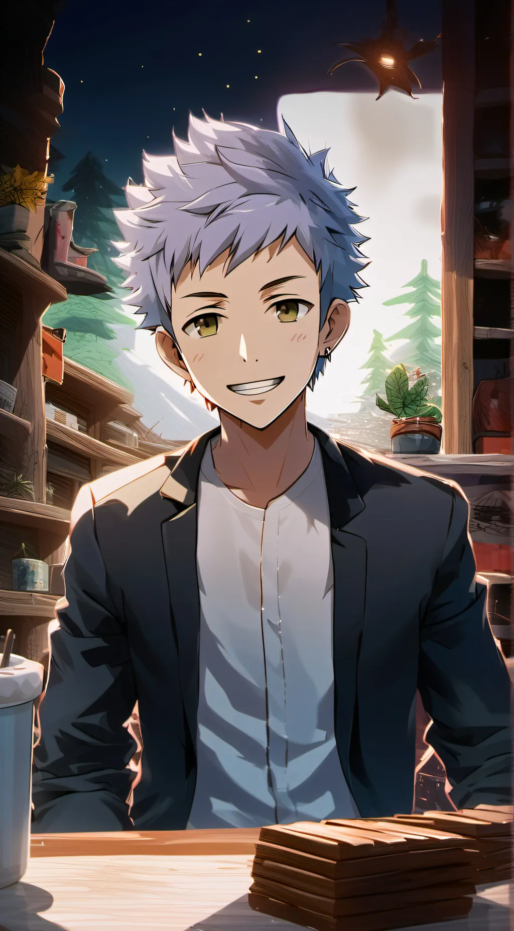 ai character: Takashi Mitsuya background