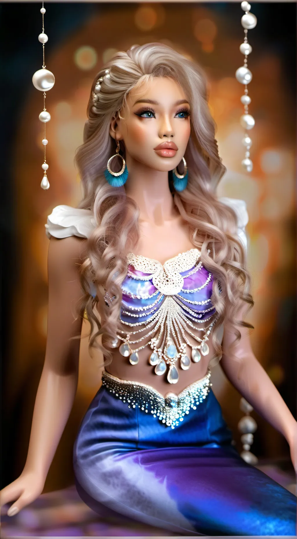 ai character: Mermaid Mia background